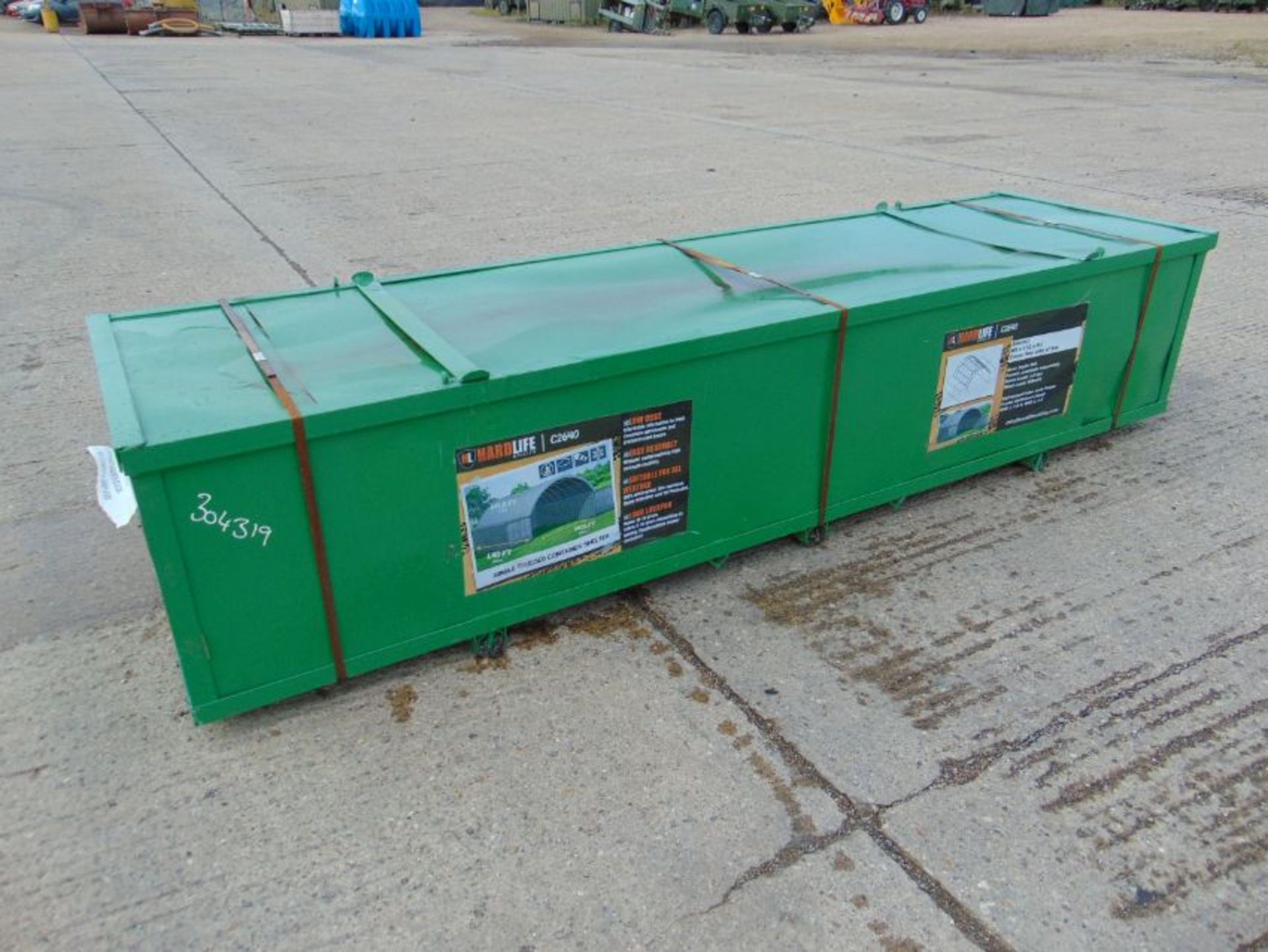 ontainer Shelter 8m W x 12m L x 3m H P/No C2640