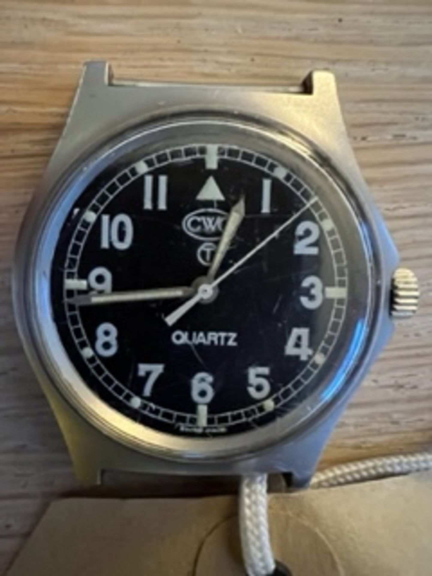 RARE CWC 0552 R. MARINES ISSUE SERVICE WATCH NATO MARKS DATE 1989 NEW BATTERY FITTED - Image 2 of 6