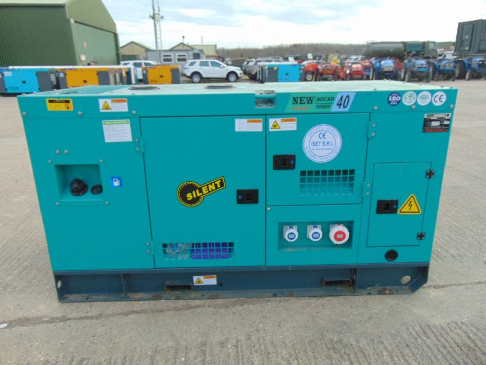 2022 UNISSUED 40 KVA 3 Phase Silent Diesel Generator Set