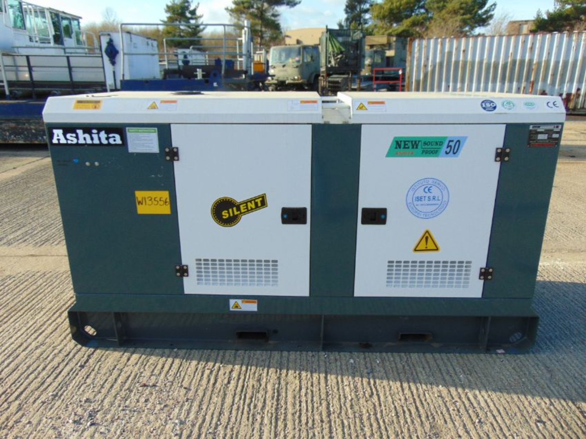 2022 UNISSUED 50 KVA 3 Phase Silent Diesel Generator Set - Image 4 of 14