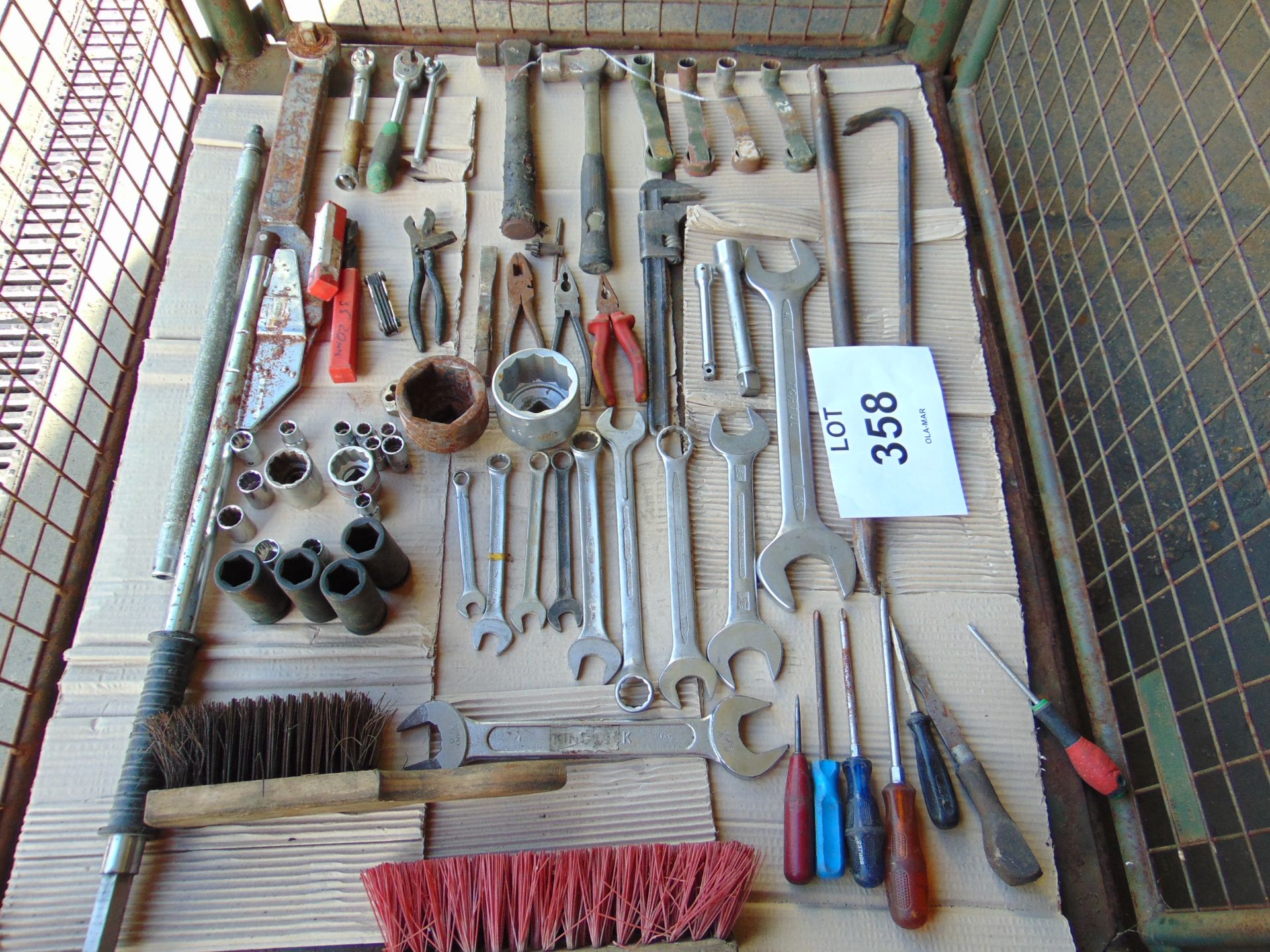 1x Stillage of Tools inc Sockets, Spanners etc - Image 3 of 4