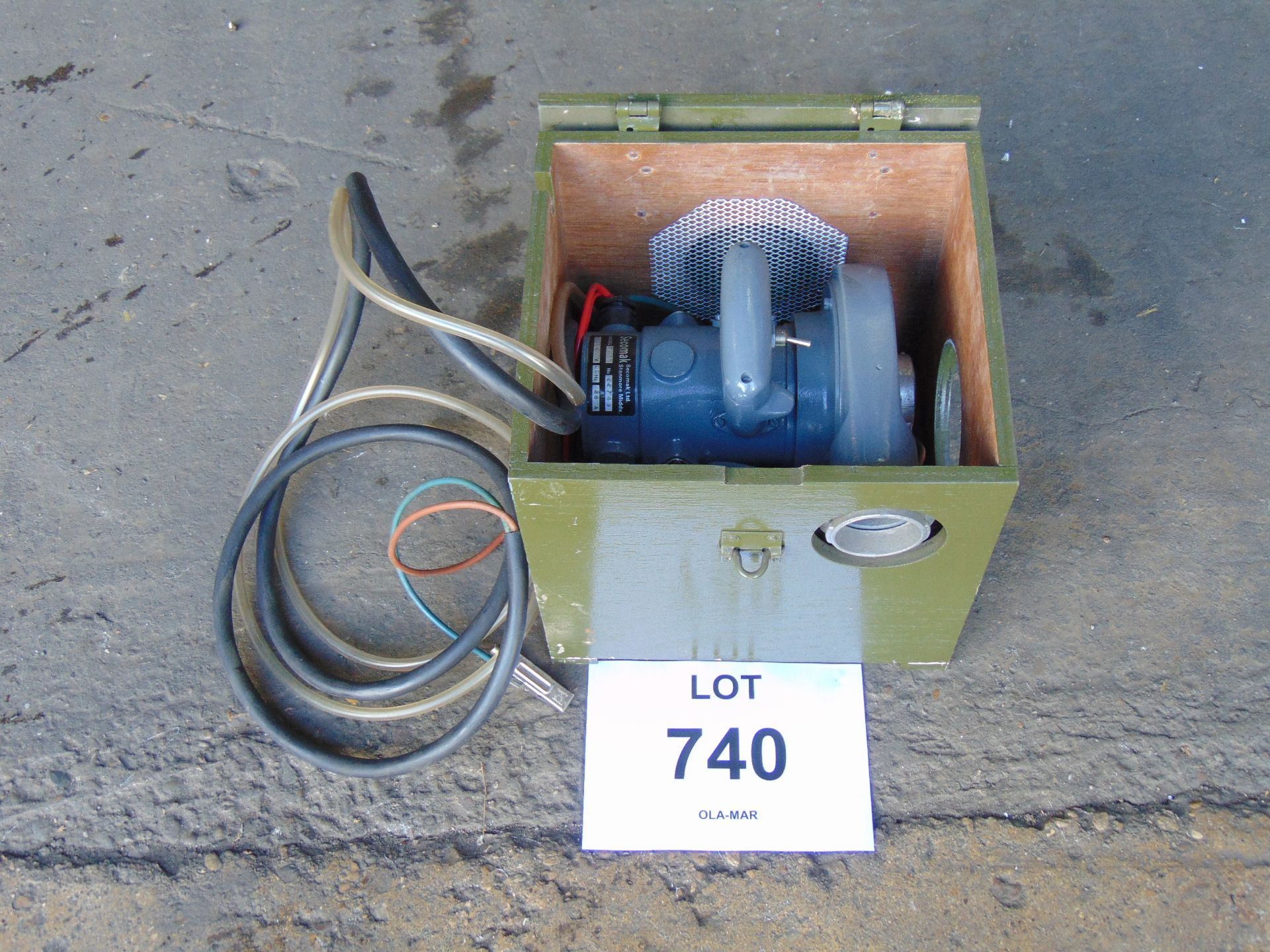 NEW UNISSUED SECOMAT 12 VOLT BLOWER UNIT