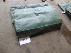 3x Unissued Canvas Tarpaulins sizes Various