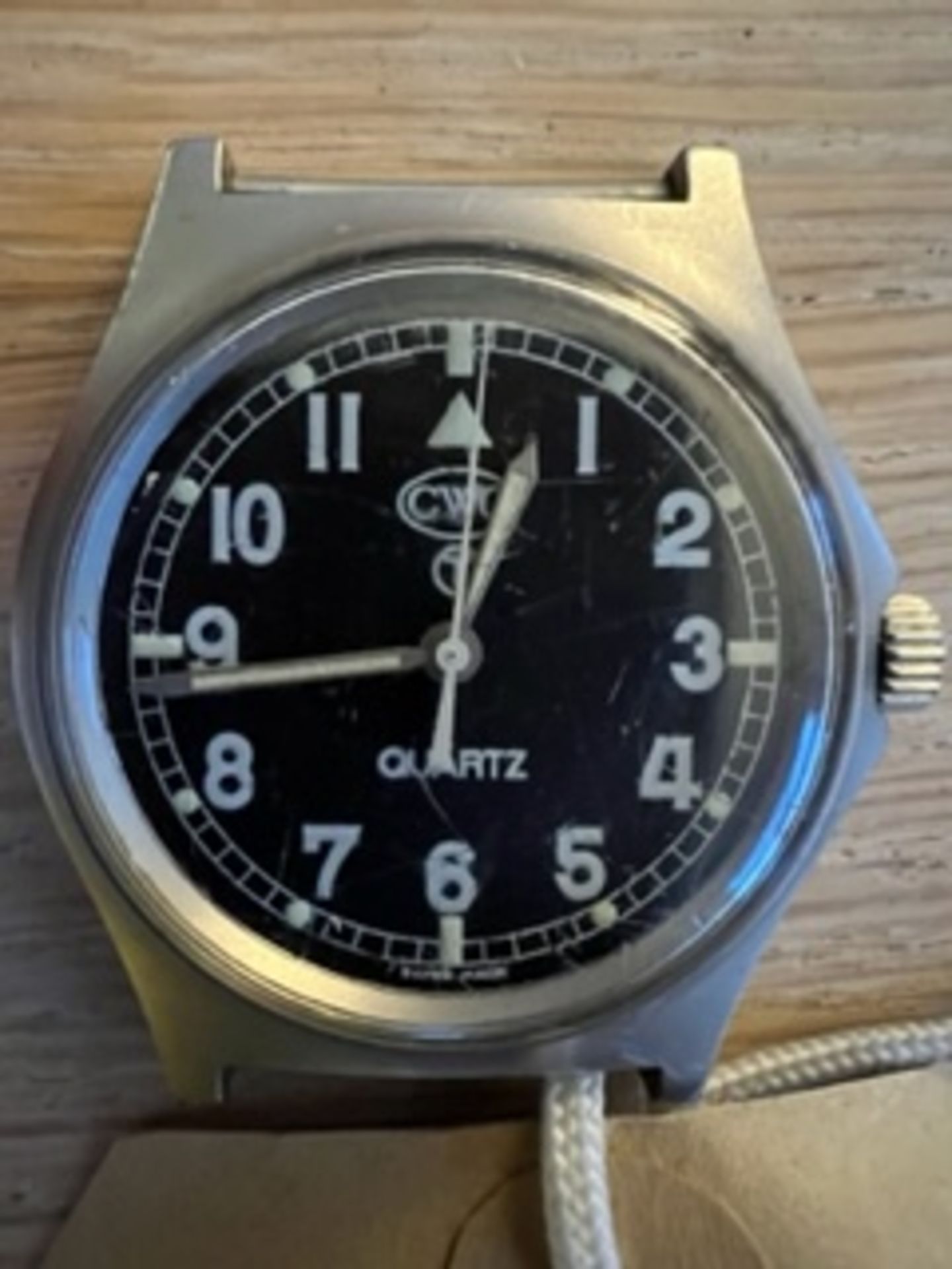 RARE CWC 0552 R. MARINES ISSUE SERVICE WATCH NATO MARKS DATE 1989 NEW BATTERY FITTED - Image 3 of 6