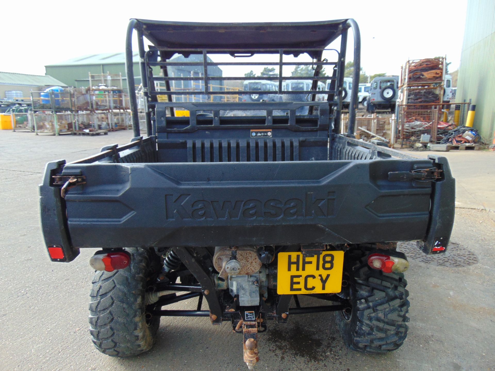 2018 Kawasaki Mule Pro Dx 4WD Diesel Utility Vehicle UTV ONLY 1,742 HOURS! Half Door Cab - Image 8 of 26