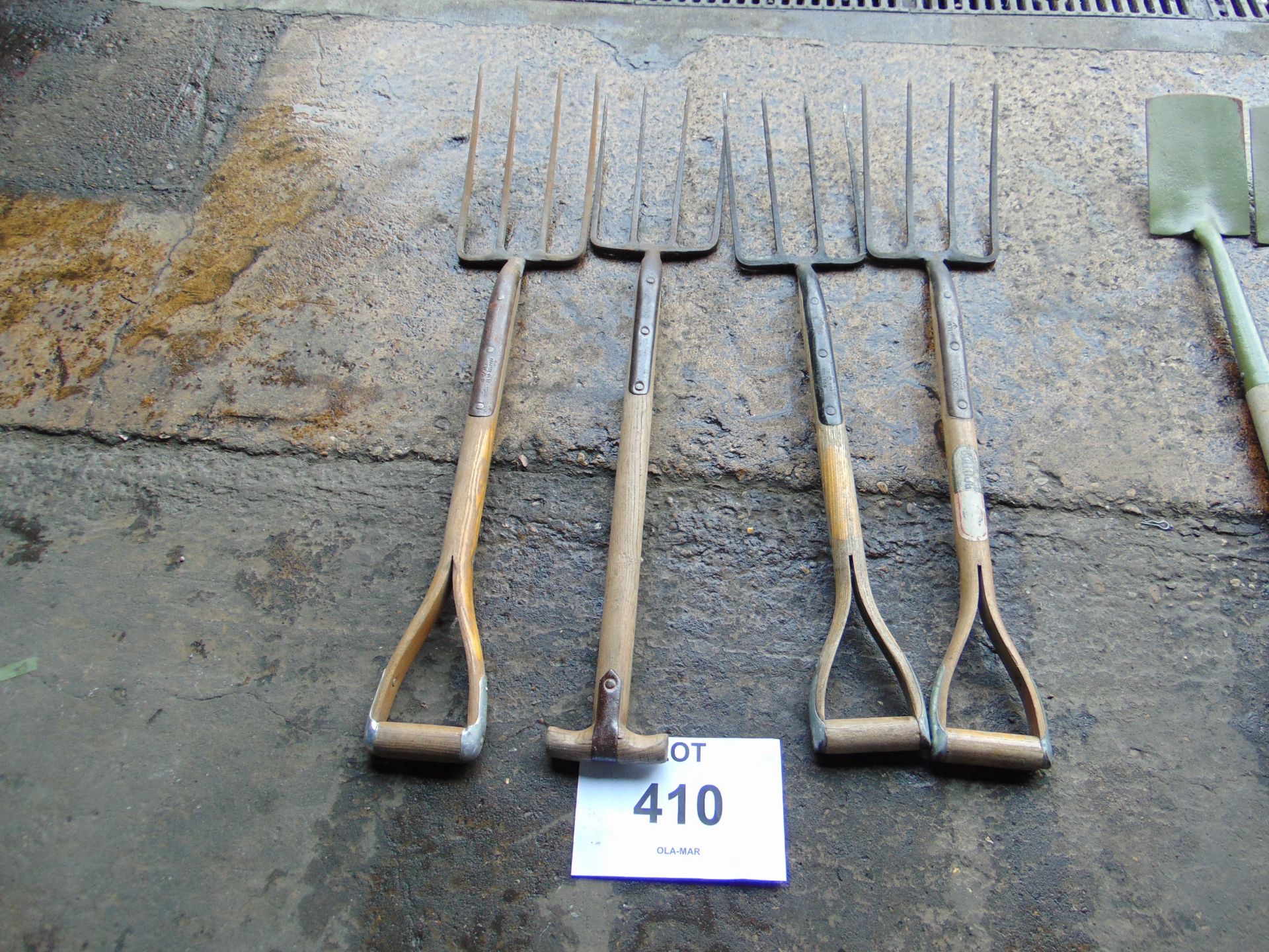 4x Digging Forks