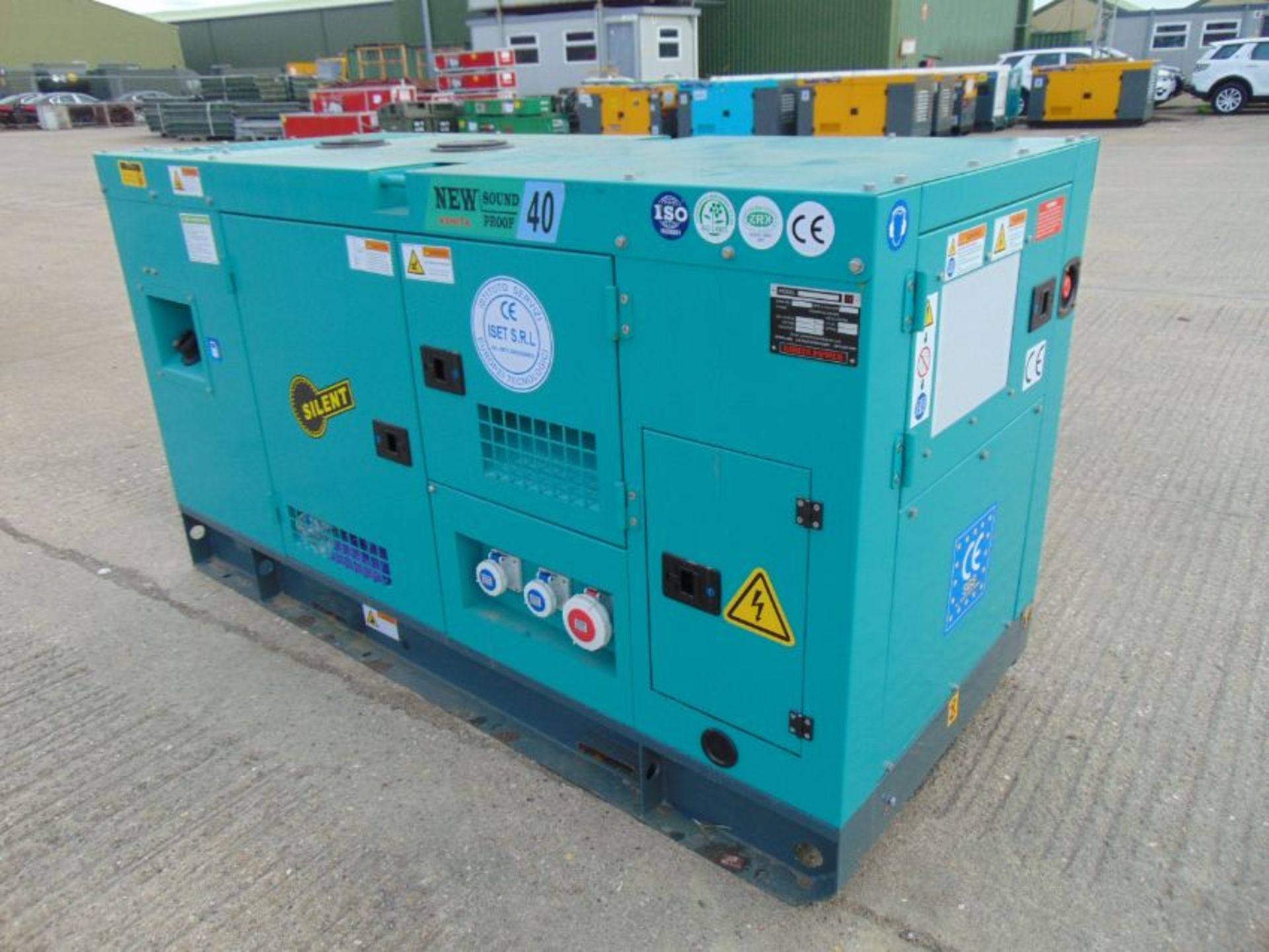 2022 UNISSUED 40 KVA 3 Phase Silent Diesel Generator Set - Image 6 of 19