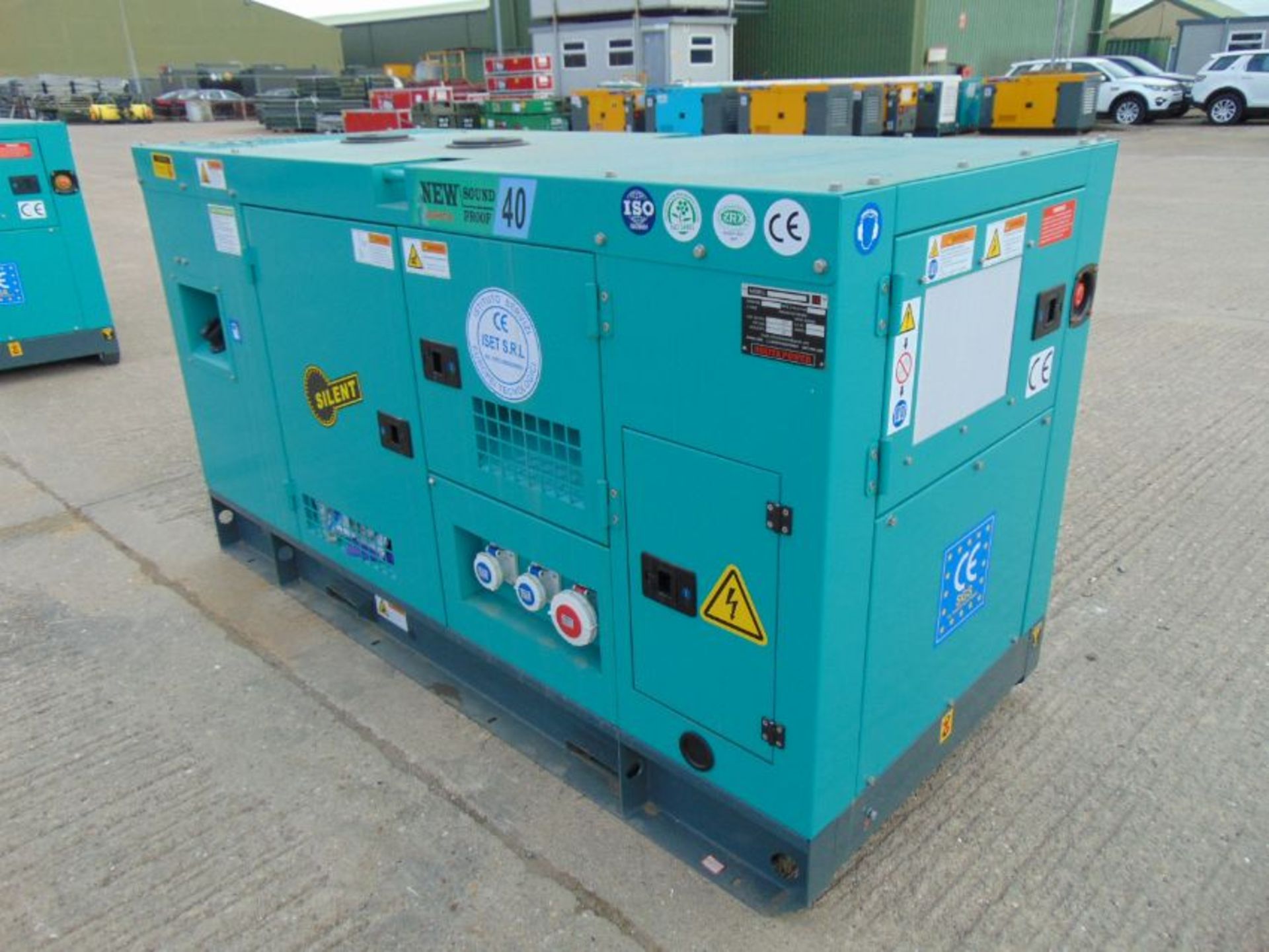 2022 UNISSUED 40 KVA 3 Phase Silent Diesel Generator Set - Image 6 of 19