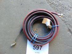 Unissued Land Rover Air Line c/w Tyre Inflator