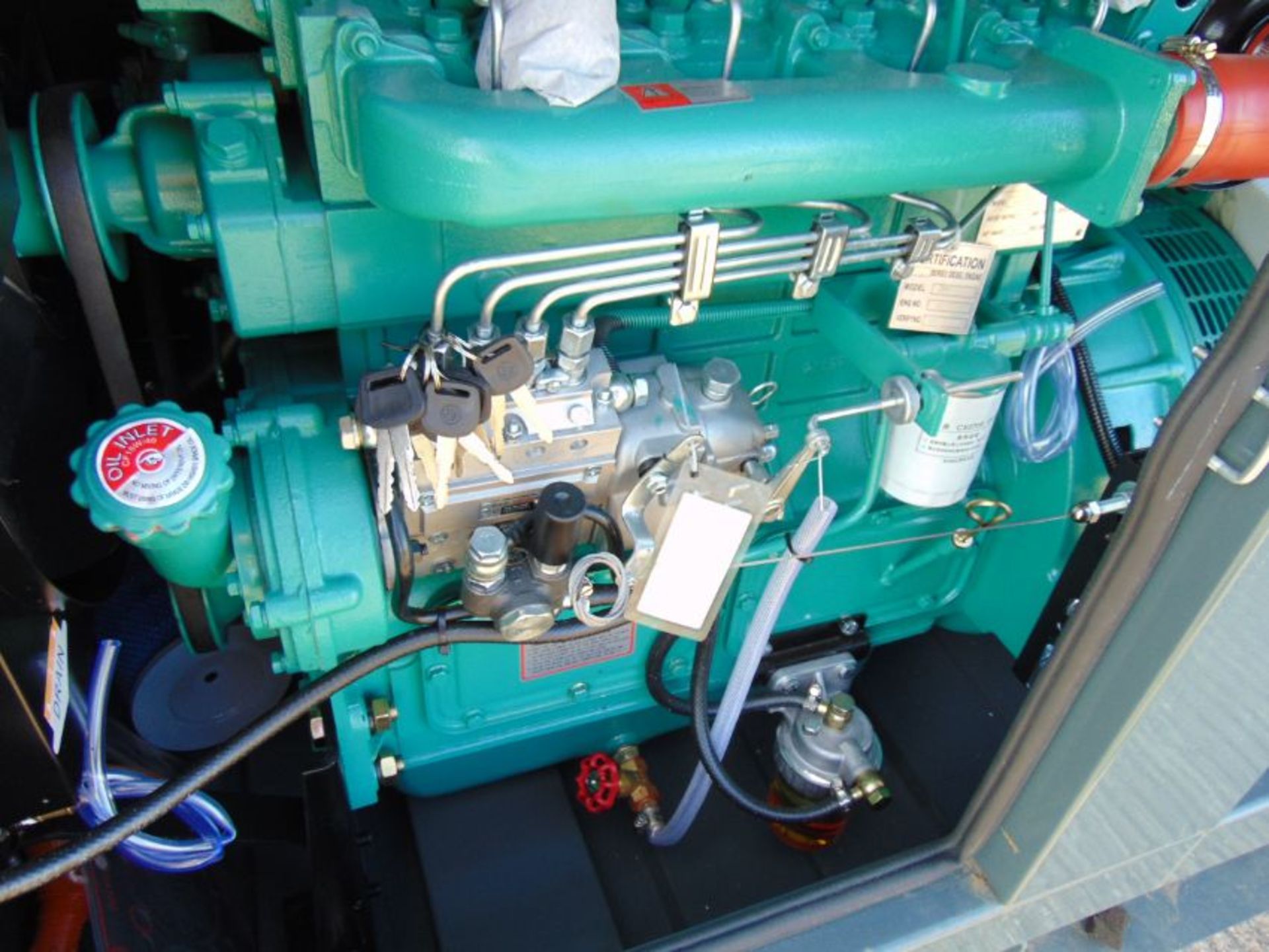 2022 UNISSUED 50 KVA 3 Phase Silent Diesel Generator Set - Image 12 of 14