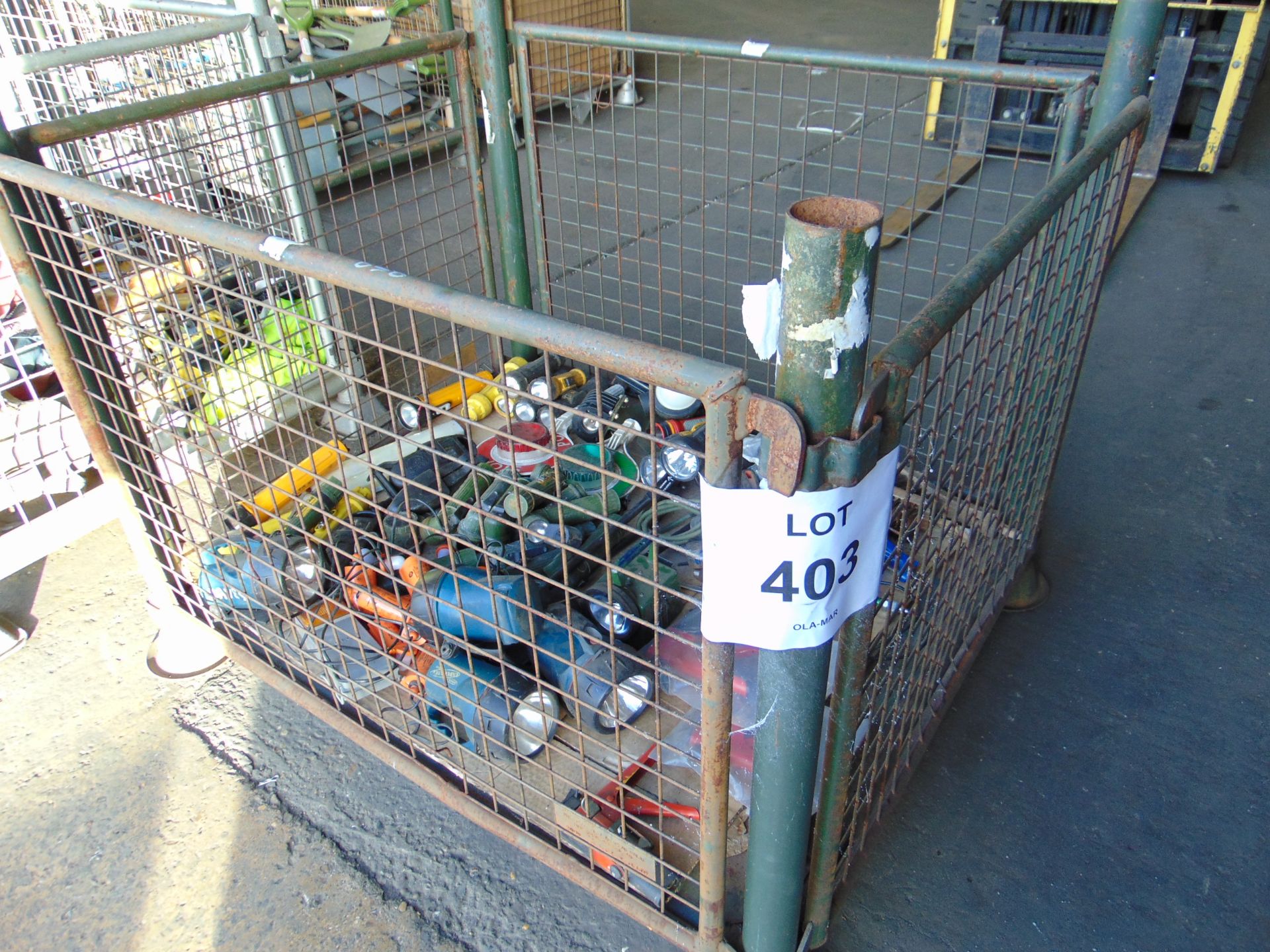 1x Stillage of Work tools, Lamps etc - Image 4 of 4