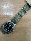 LOOK AT THIS!! NEW AND UNISSUED CWC W10 BRITISH ARMY SERVICE WATCH NATO MARKS DATED 1991