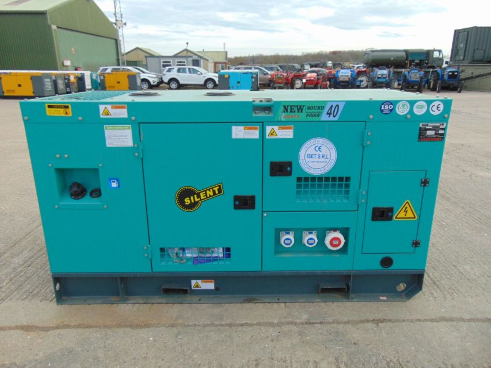 2022 UNISSUED 40 KVA 3 Phase Silent Diesel Generator Set