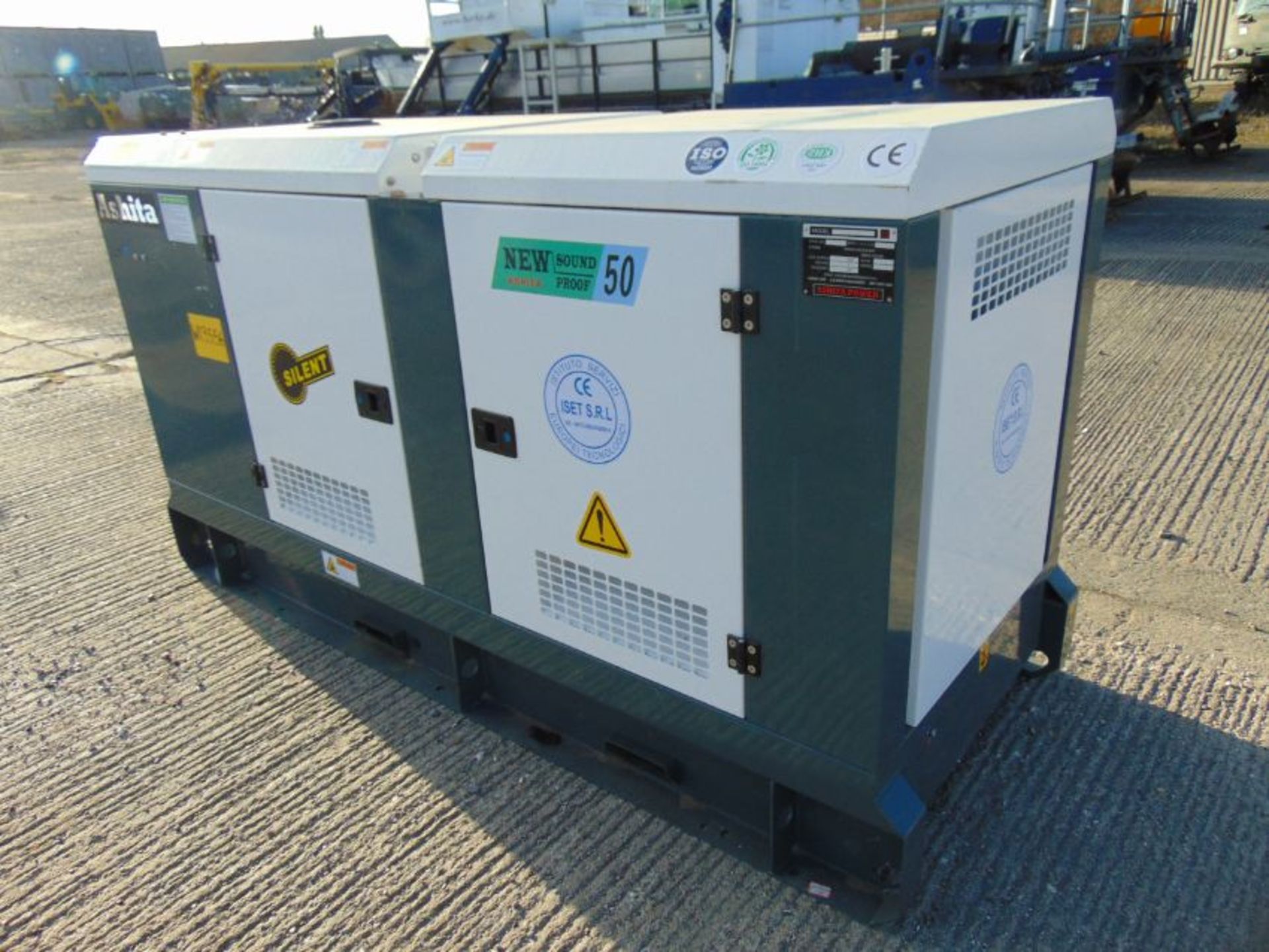 2022 UNISSUED 50 KVA 3 Phase Silent Diesel Generator Set - Image 3 of 14