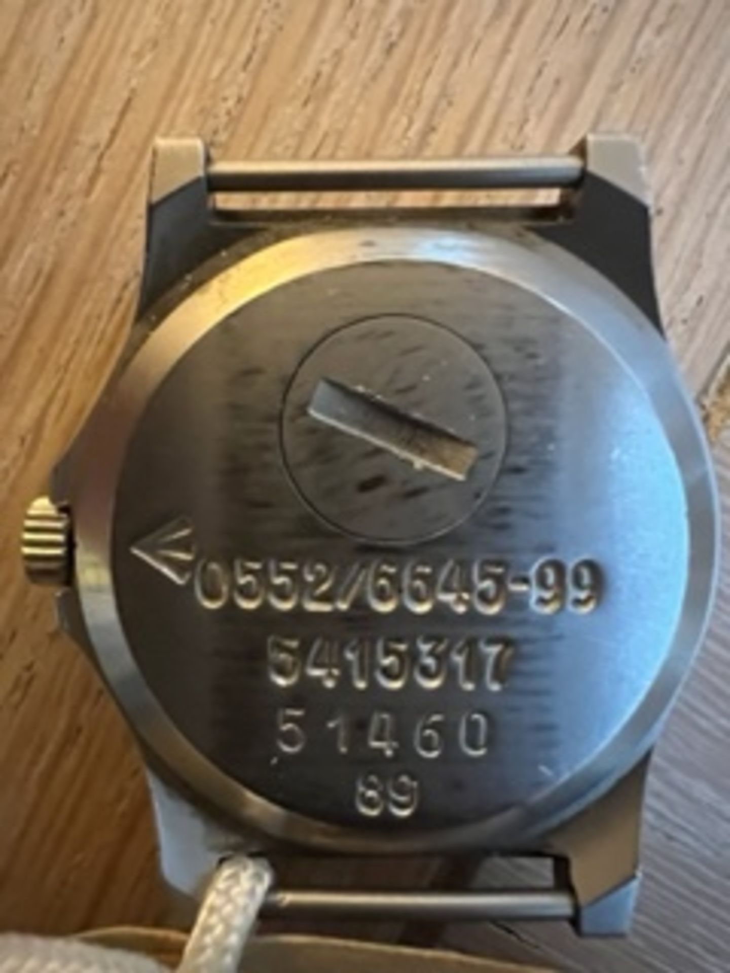 RARE CWC 0552 R. MARINES ISSUE SERVICE WATCH NATO MARKS DATE 1989 NEW BATTERY FITTED - Image 4 of 6