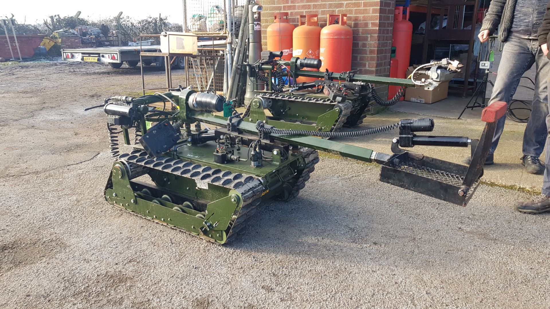 Wheelbarrow Mk.7 RedFire Remote Controlled Bomb Disposal Robot