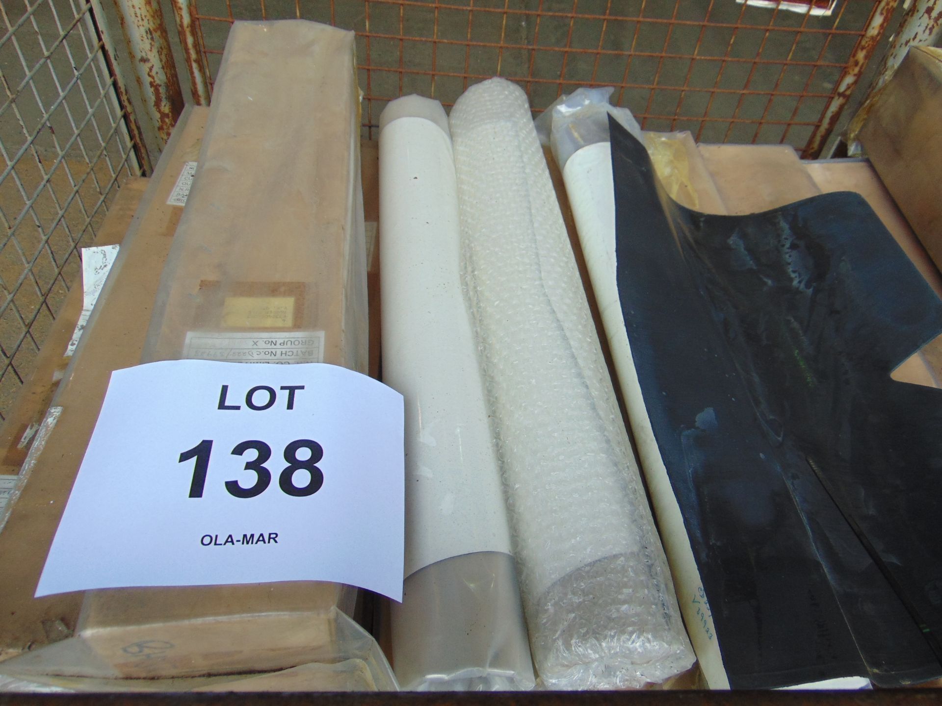 40 Rolls of Rubber Sheet as Shown