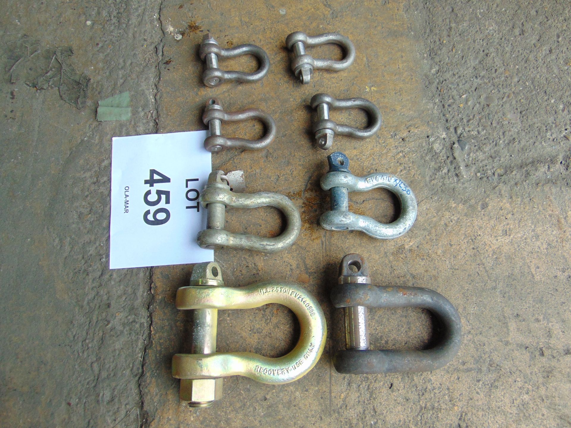 8x Unissued Winching D Shackles - Image 3 of 4
