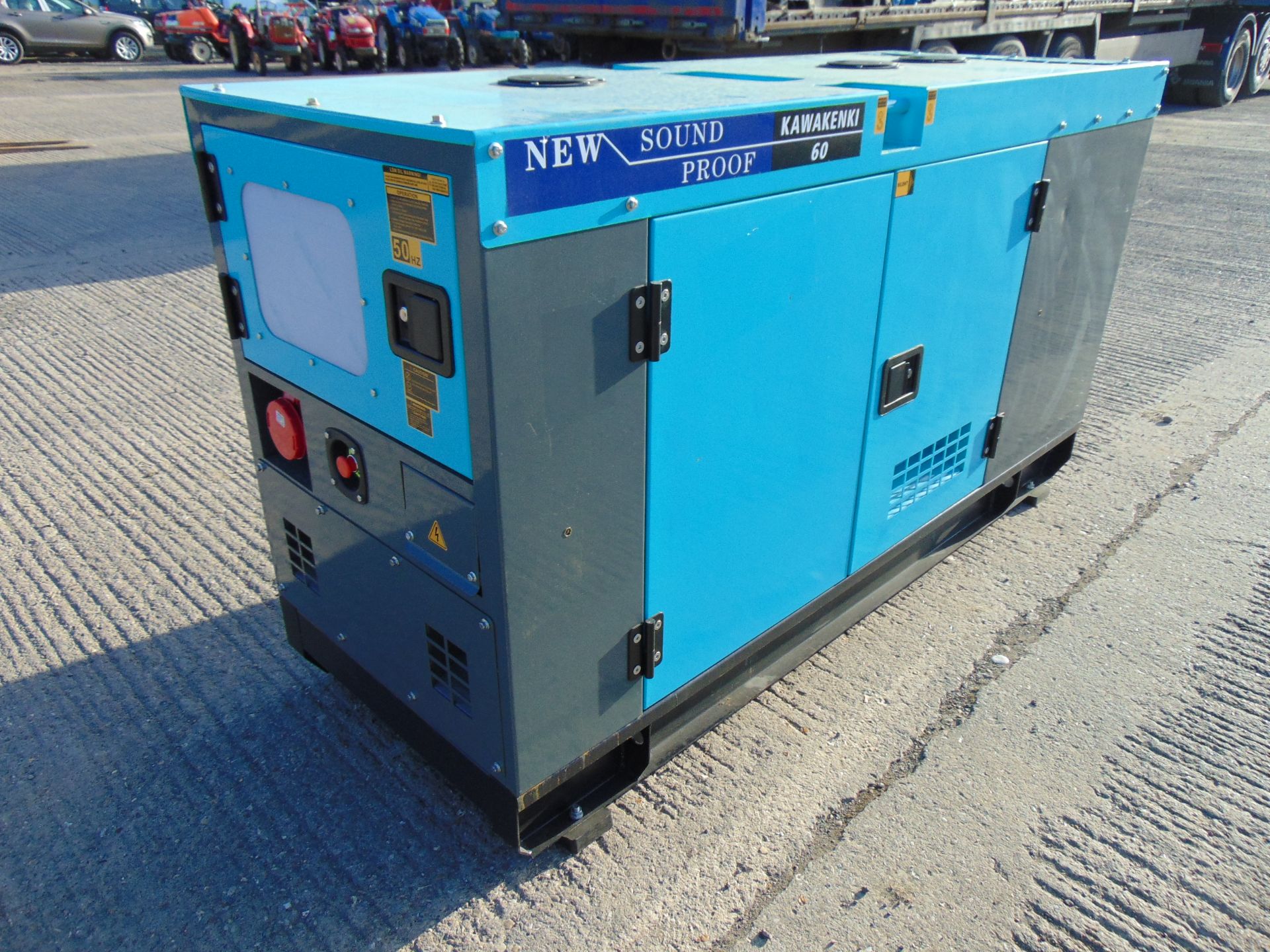 2022 UNISSUED 60 KVA 3 Phase Silent Diesel Generator Set - Bild 5 aus 16