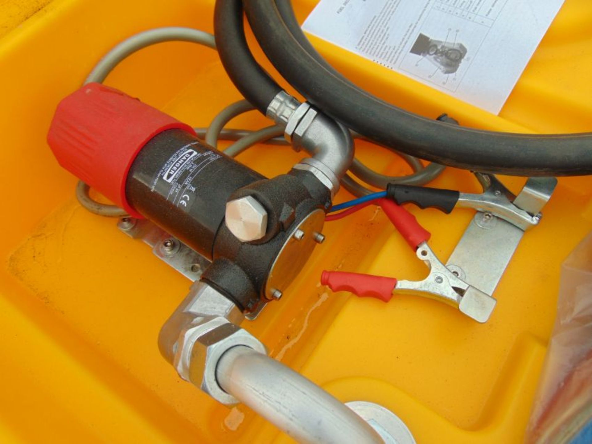 **NEW UNUSED** DTK 480L Mobile Diesel Tank C/W 12v Fuel Pump, Nozzle, Hose etc - Image 5 of 11