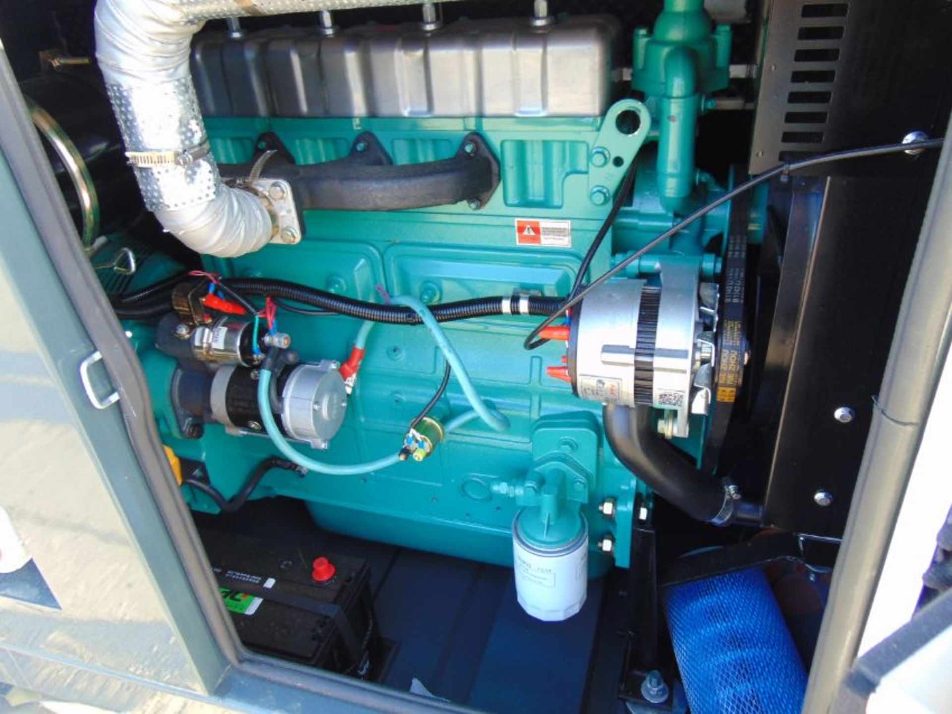 2022 UNISSUED 50 KVA 3 Phase Silent Diesel Generator Set - Image 10 of 14