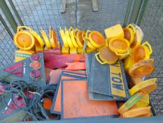 1x Stillage of Warning Lights, Beacons Waring Triangle etc Approx 150