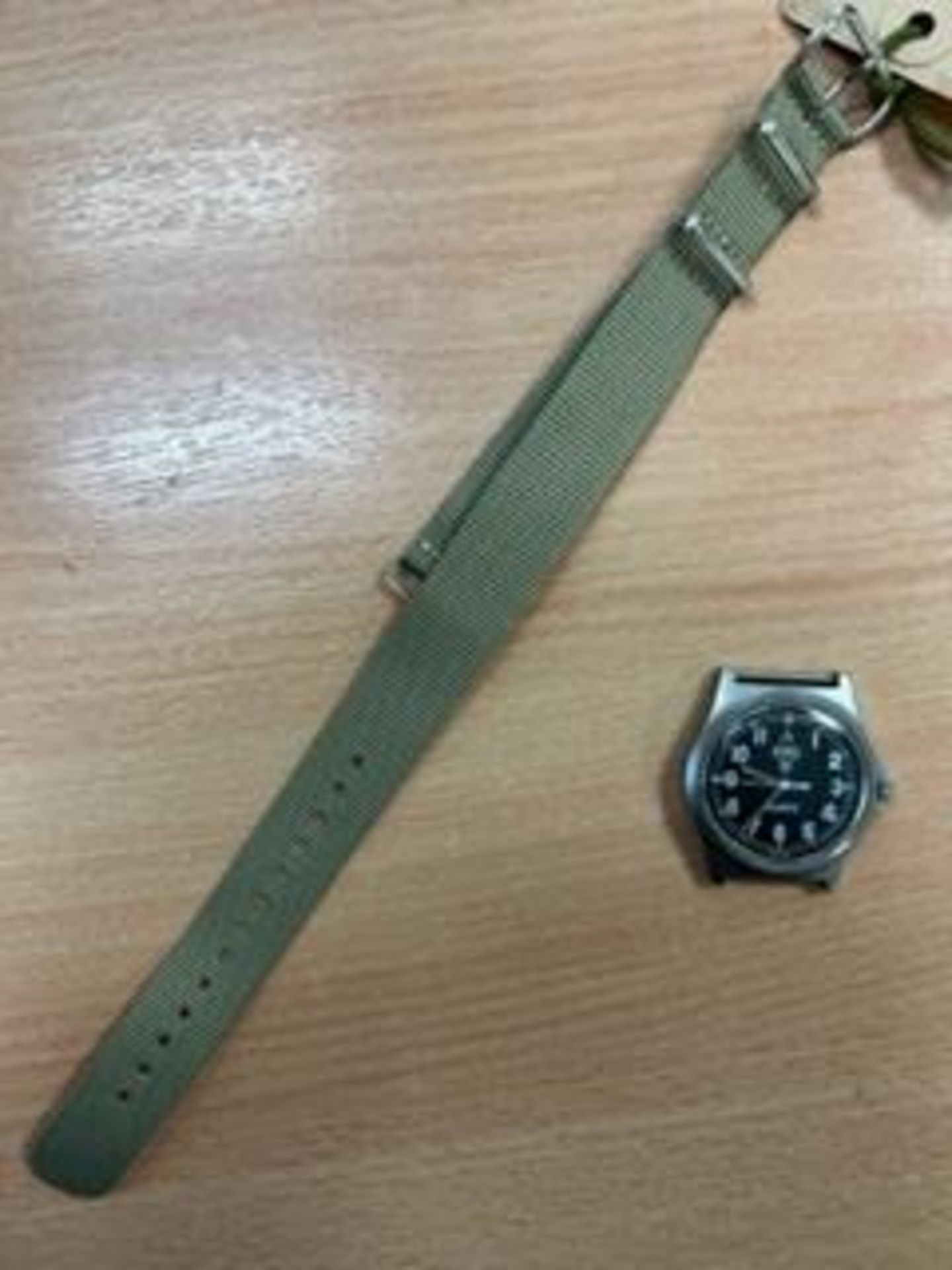 CWC 0552 ROYAL MARINES ISSUE SERVICE WATCH NATO MARKS DATE 1990 **GULF WAR** - Image 6 of 7