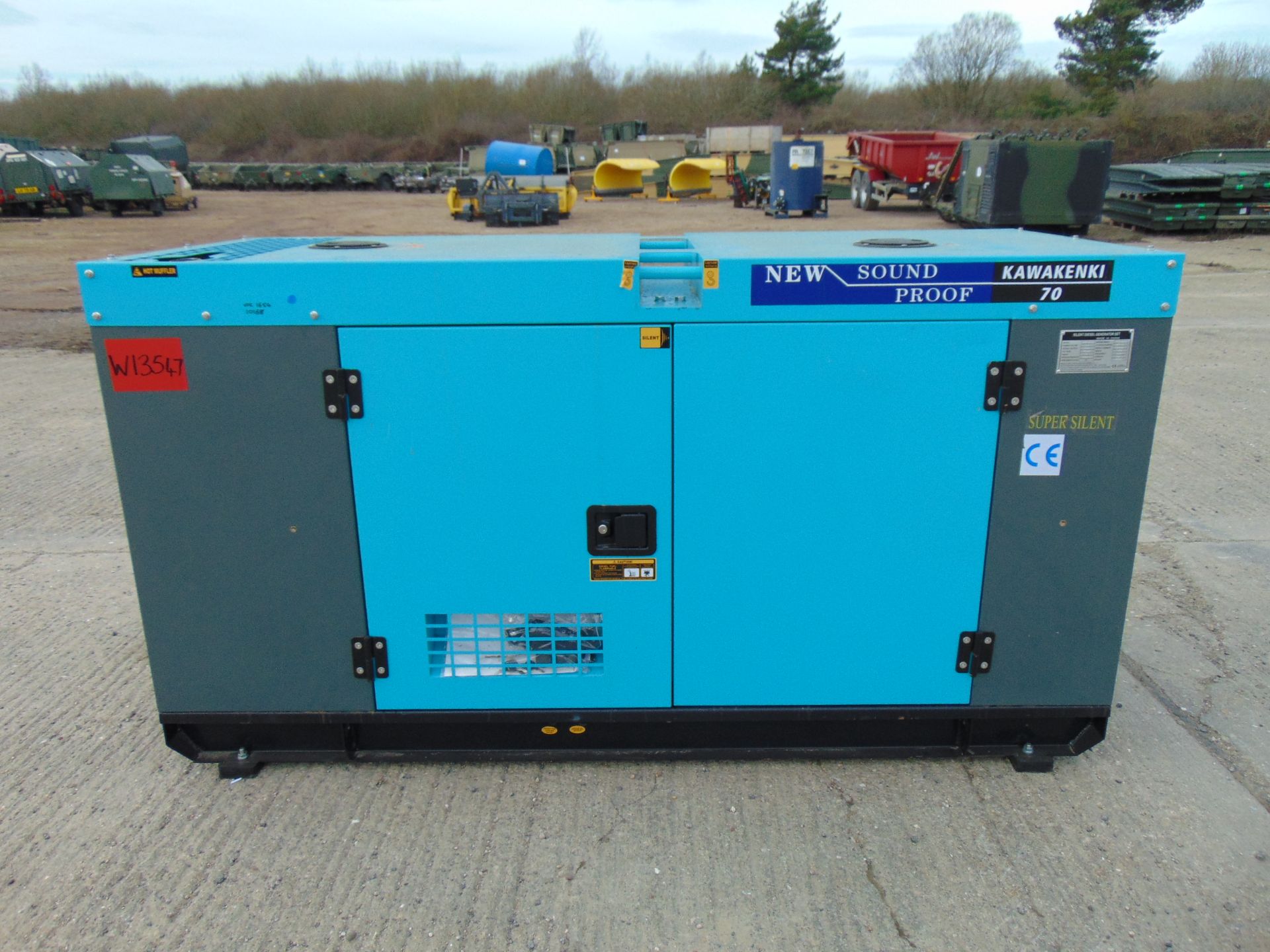 2022 UNISSUED 70 KVA 3 Phase Silent Diesel Generator Set