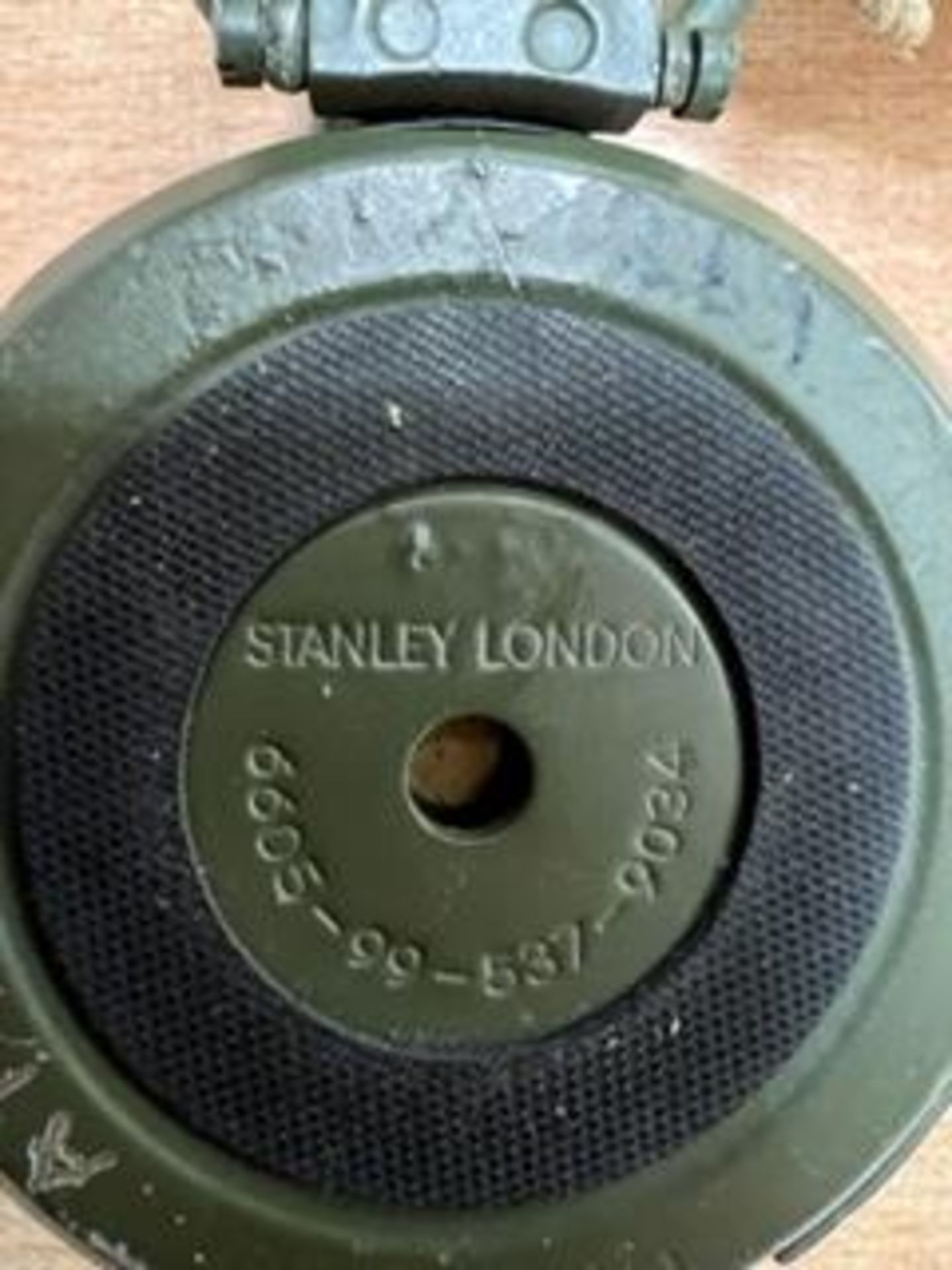 STANLEY LONDON BRITISH ARMY BRASS PRISMATIC COMPASS IN MILS - Image 5 of 6