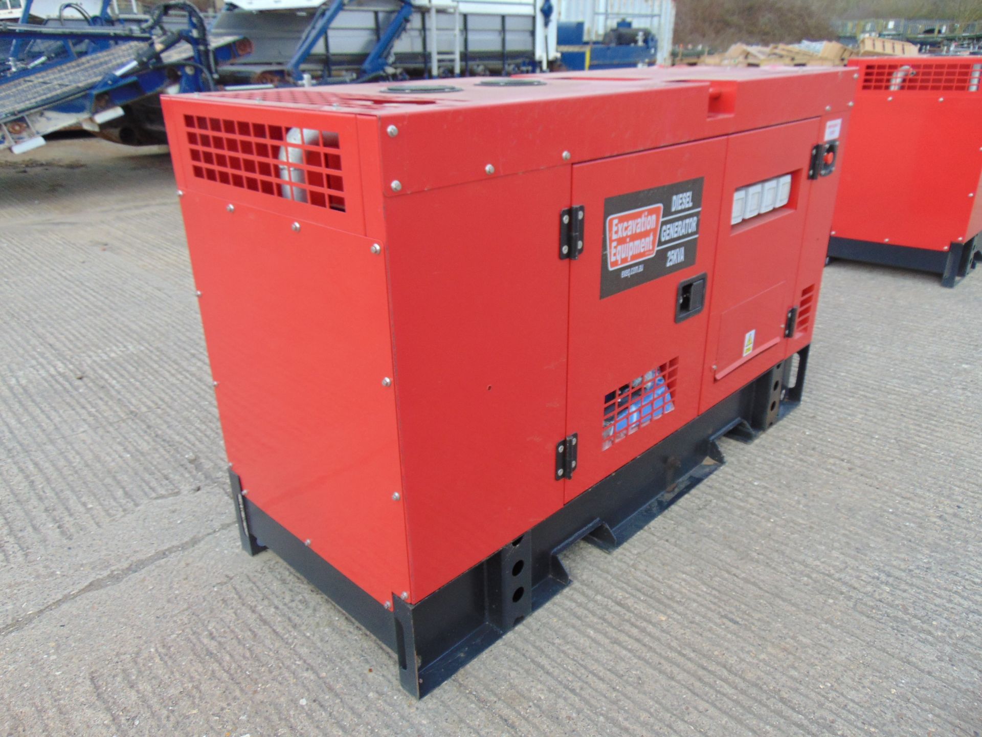 2022 UNISSUED 25 KVA 3 Phase Silent Diesel Generator Set - Image 2 of 15