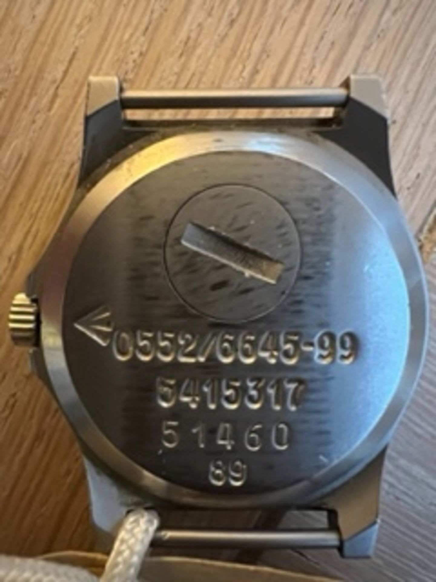 RARE CWC 0552 R. MARINES ISSUE SERVICE WATCH NATO MARKS DATE 1989 NEW BATTERY FITTED - Image 5 of 6