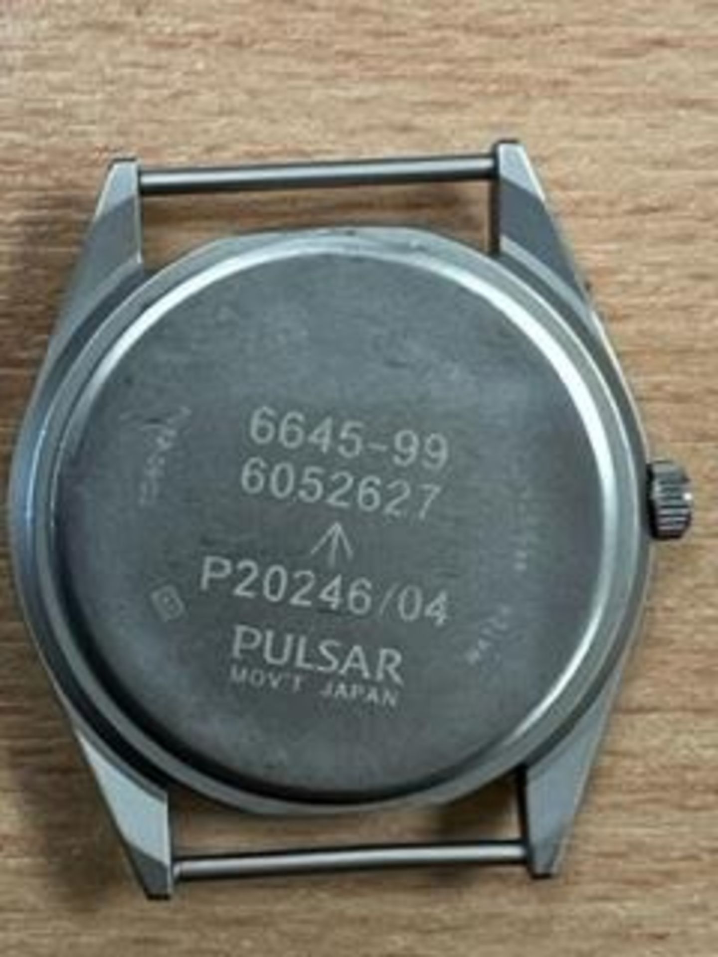 PULSAR BRITISH ARMY W10 SERVICE WATCH WATER RESISTANT NATO MARKS DATE 2004 - Image 4 of 6