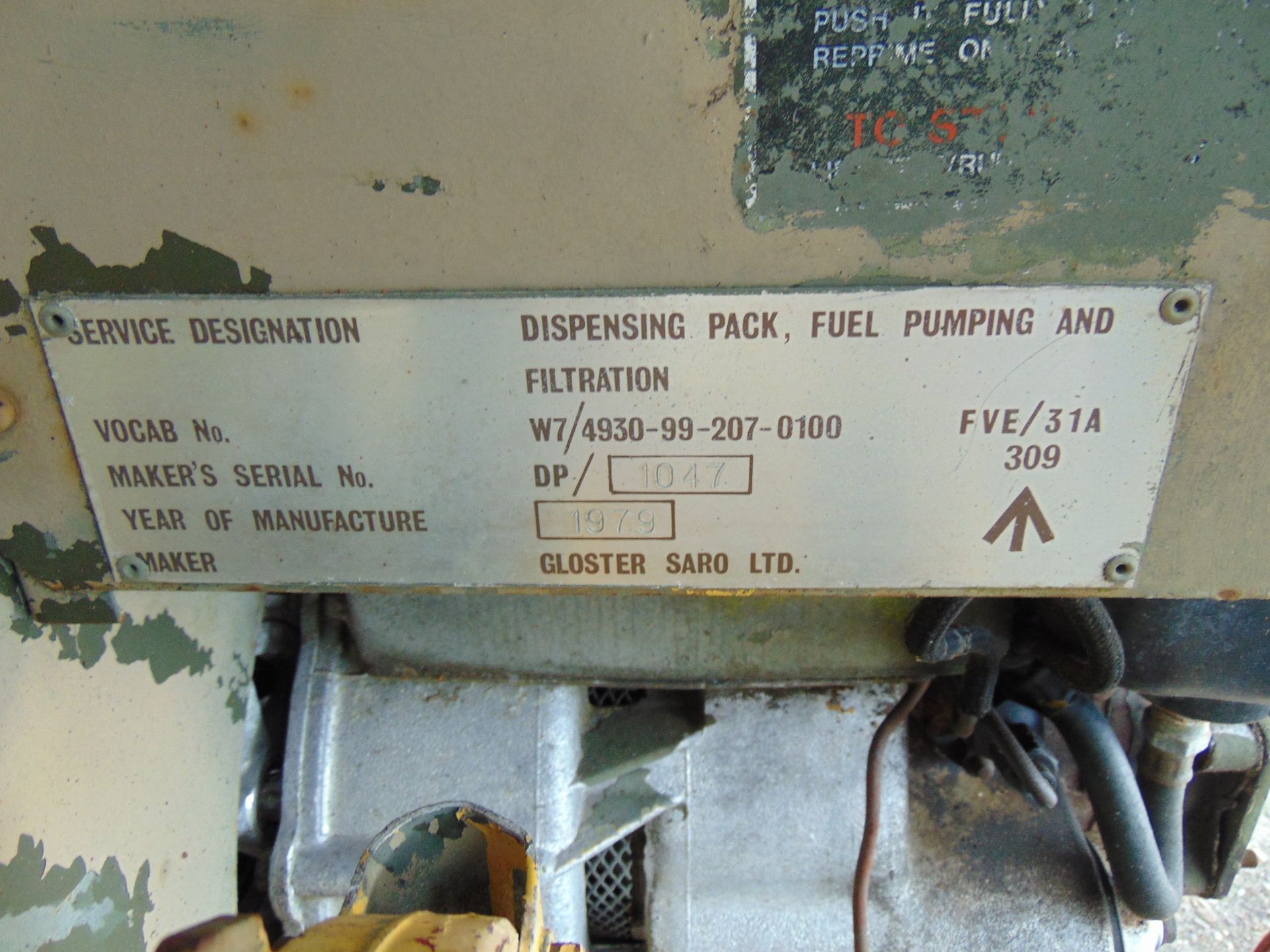 Lister/Petter Demountable Pack Fuel Dispensing Unit - Image 9 of 13