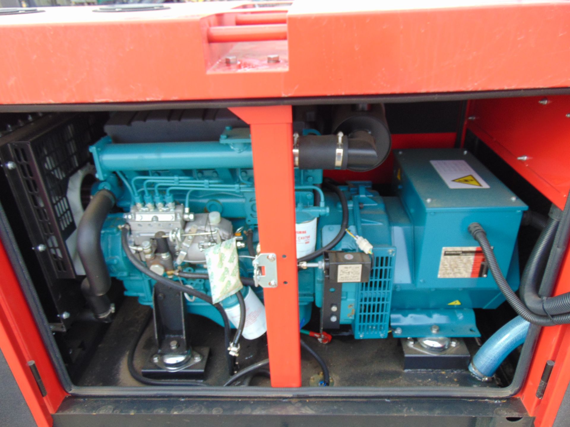 2022 UNISSUED 25 KVA 3 Phase Silent Diesel Generator Set - Image 8 of 15