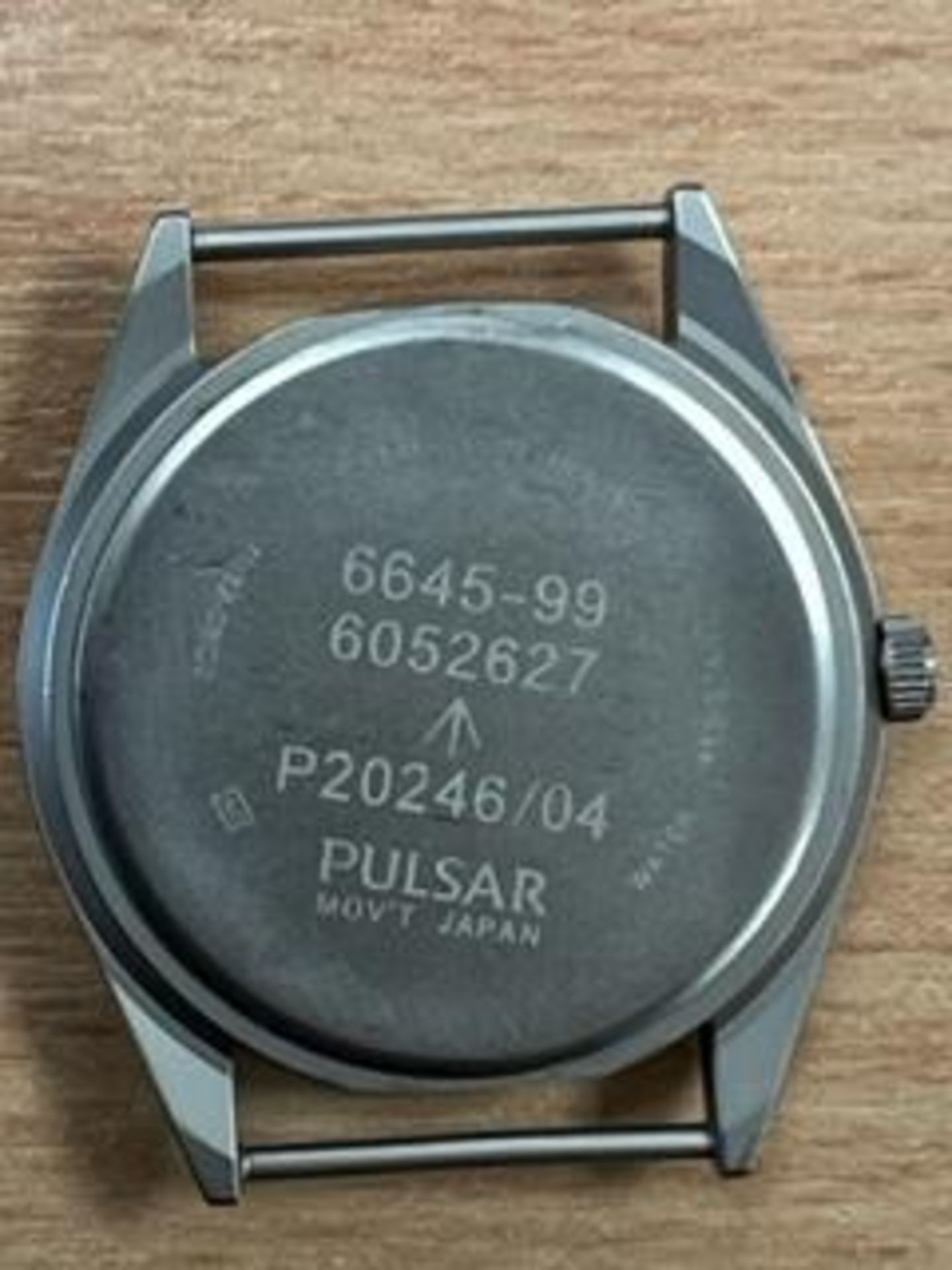 PULSAR BRITISH ARMY W10 SERVICE WATCH WATER RESISTANT NATO MARKS DATE 2004 - Image 5 of 6