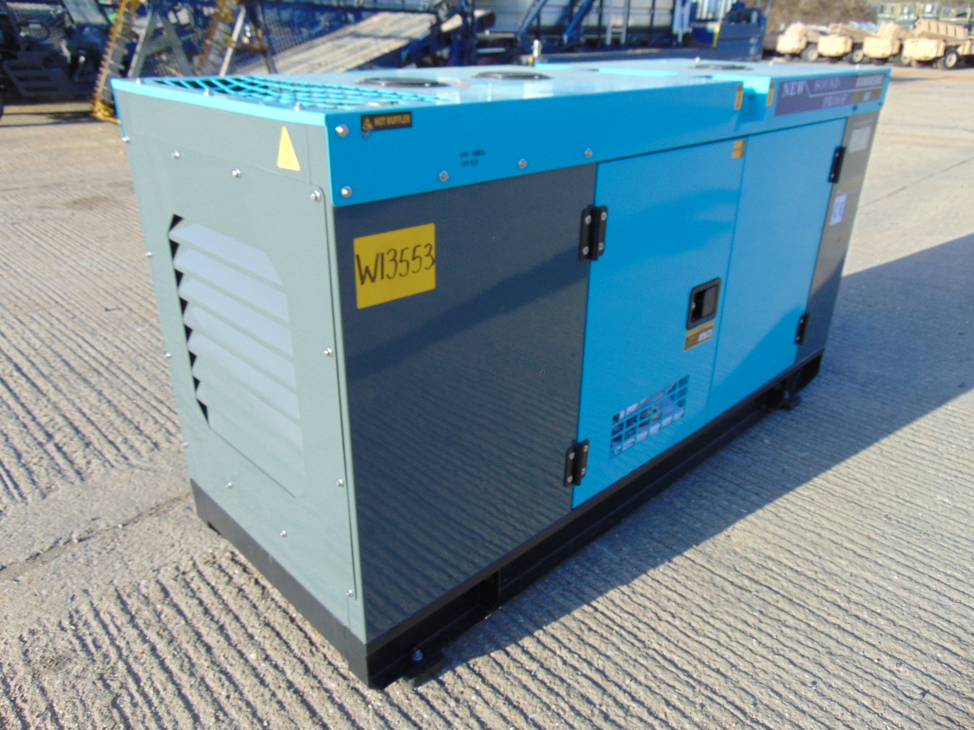 2022 UNISSUED 60 KVA 3 Phase Silent Diesel Generator Set - Bild 2 aus 16