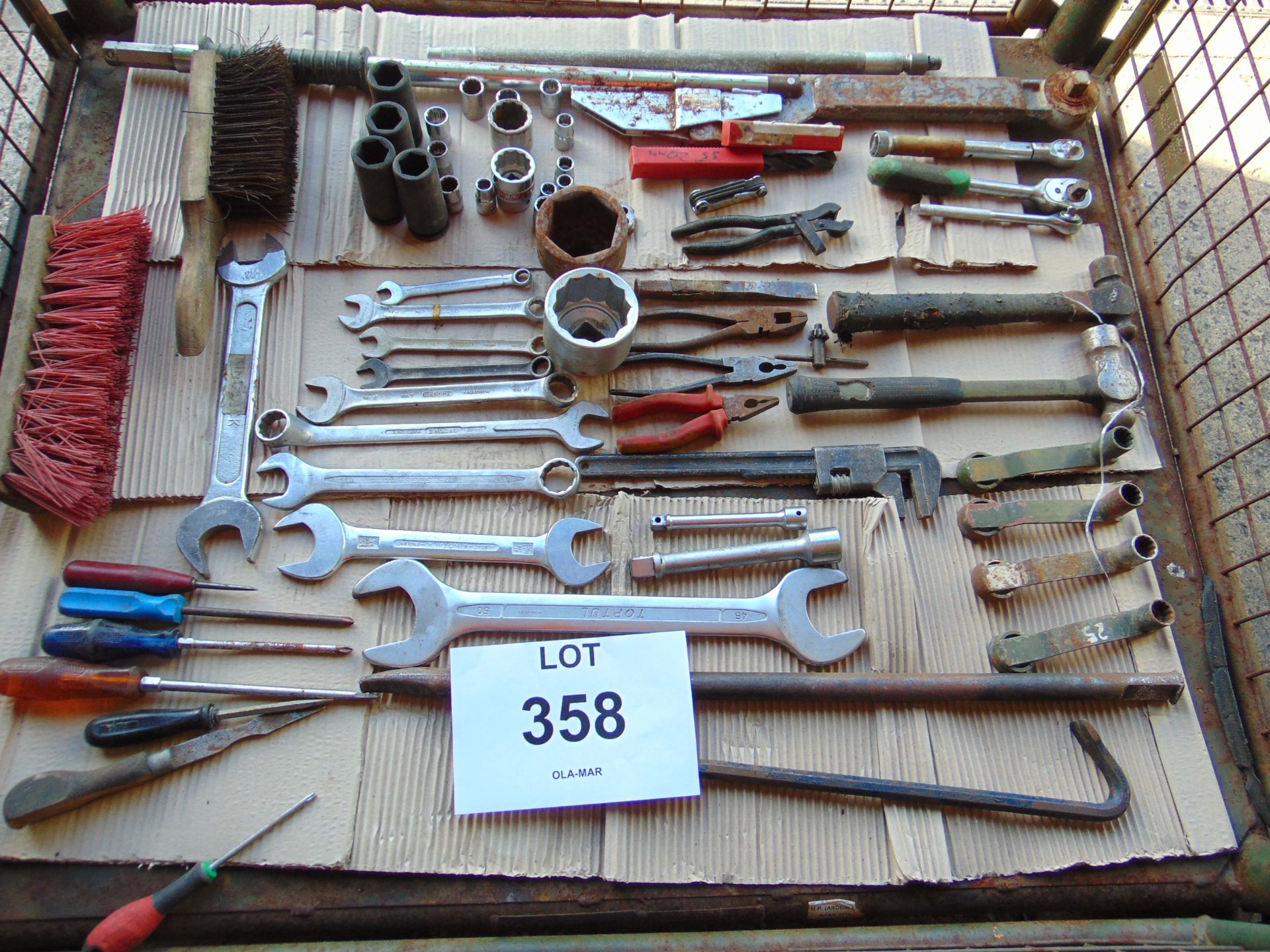 1x Stillage of Tools inc Sockets, Spanners etc - Image 2 of 4