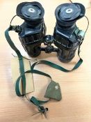 1X PAIR OF L12A1 AVIMO 7X42 BRITISH ARMY SELF FOCUSING BINO'S NATO MARKS C/W FILTERS ETC