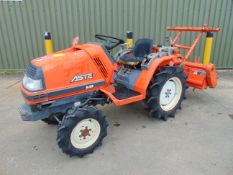 Kubota Aste A-155 4WD Compact Tractor c/w Rotovator ONLY 1,462 HOURS!