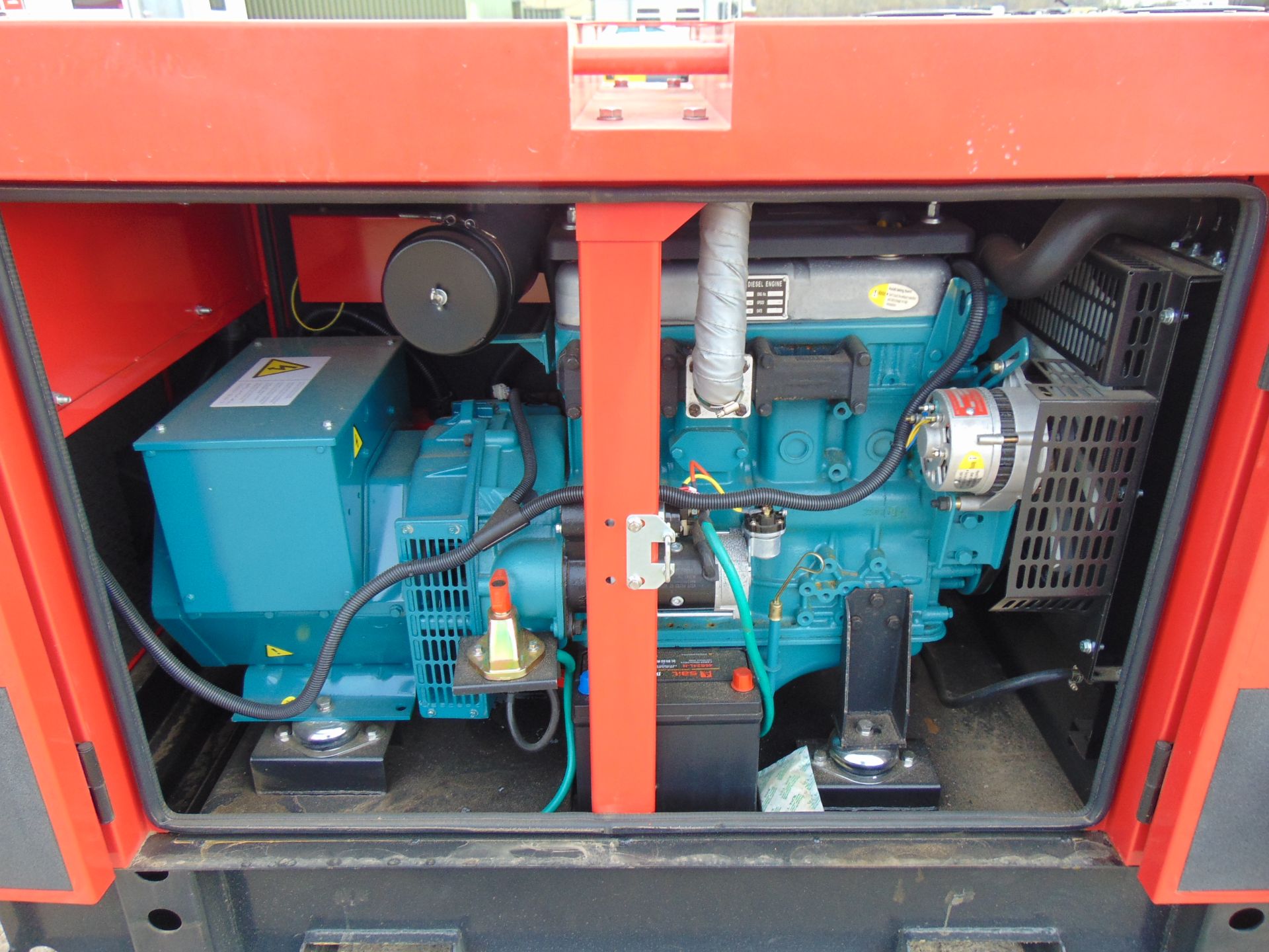 2022 UNISSUED 25 KVA 3 Phase Silent Diesel Generator Set - Image 11 of 15