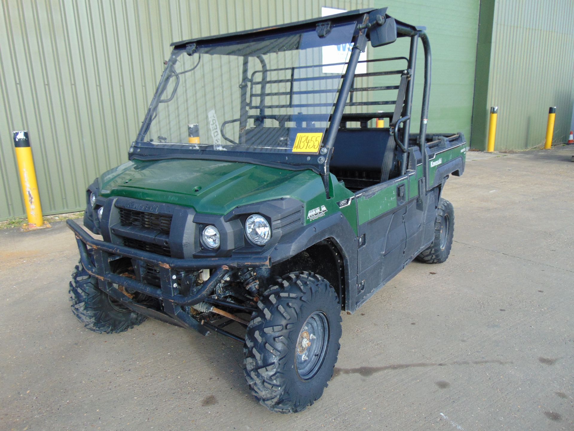 2018 Kawasaki Mule Pro Dx 4WD Diesel Utility Vehicle UTV ONLY 1,742 HOURS! Half Door Cab - Image 2 of 26