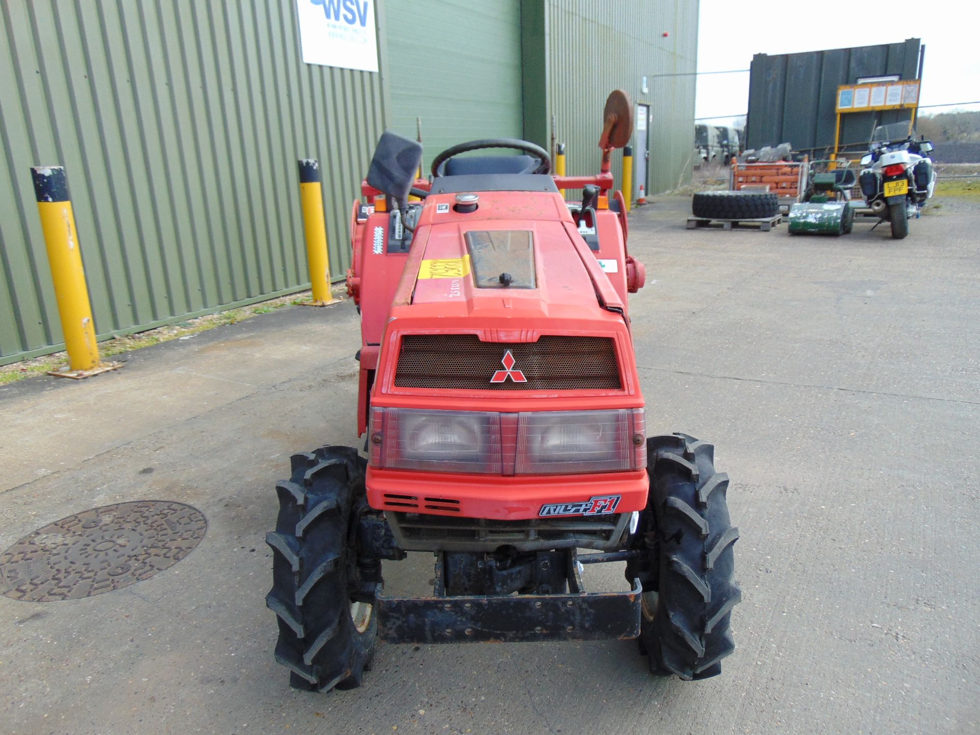 Mitsubishi MT16 4WD Compact Tractor c/w Rotovator ONLY 922 HOURS! - Image 3 of 18