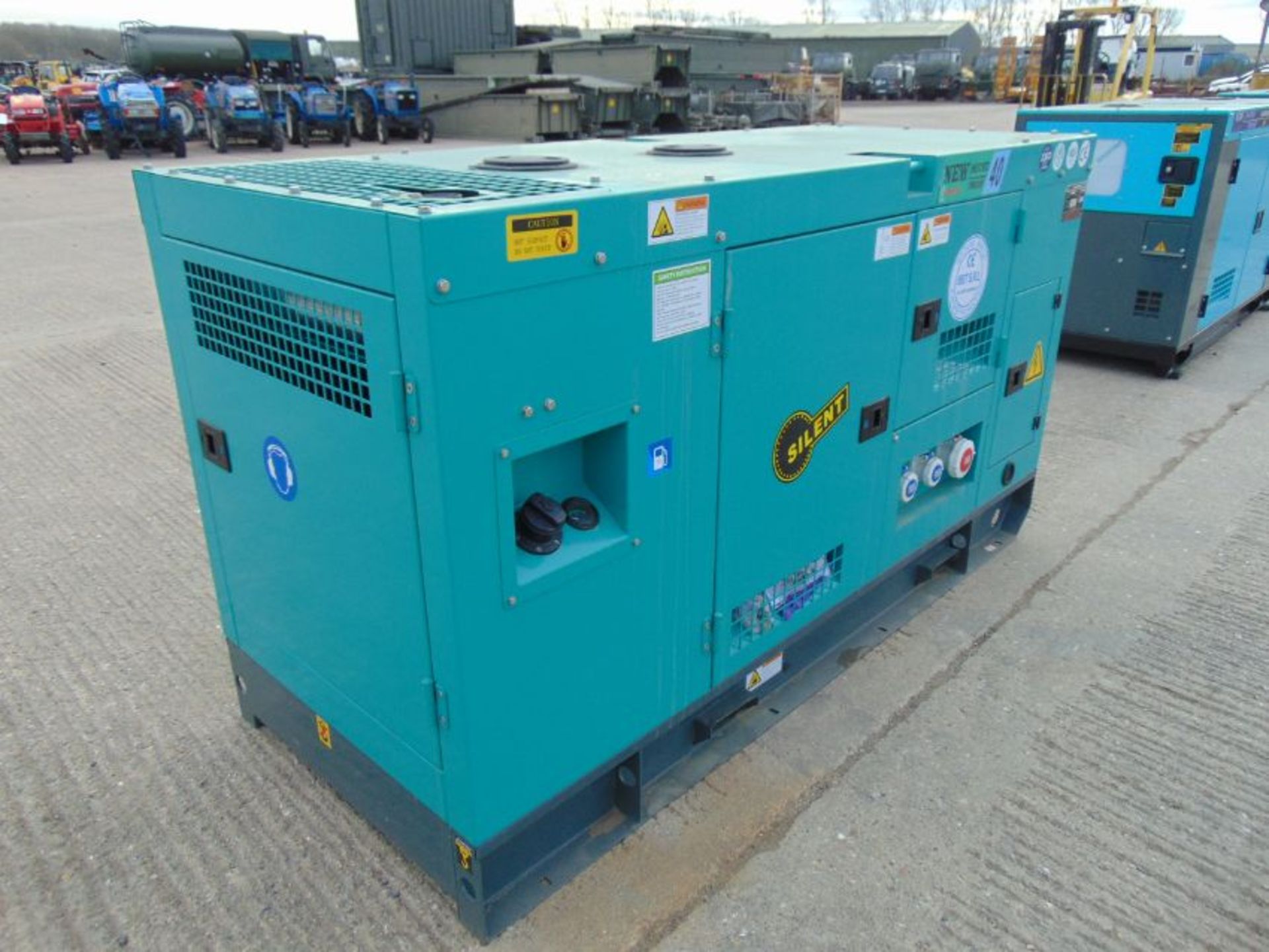 2022 UNISSUED 40 KVA 3 Phase Silent Diesel Generator Set - Image 2 of 19