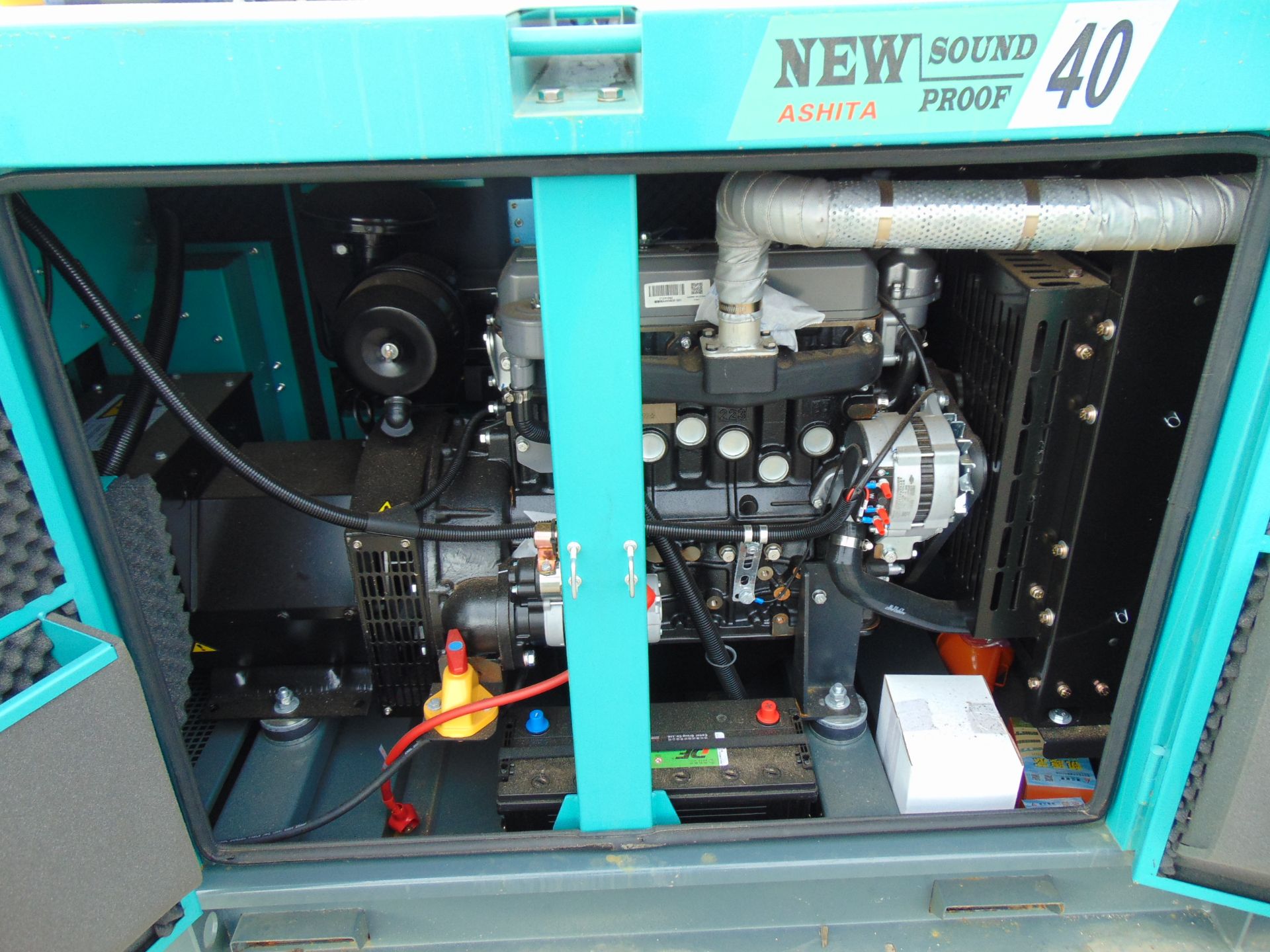 2022 UNISSUED 40 KVA 3 Phase Silent Diesel Generator Set - Image 9 of 19