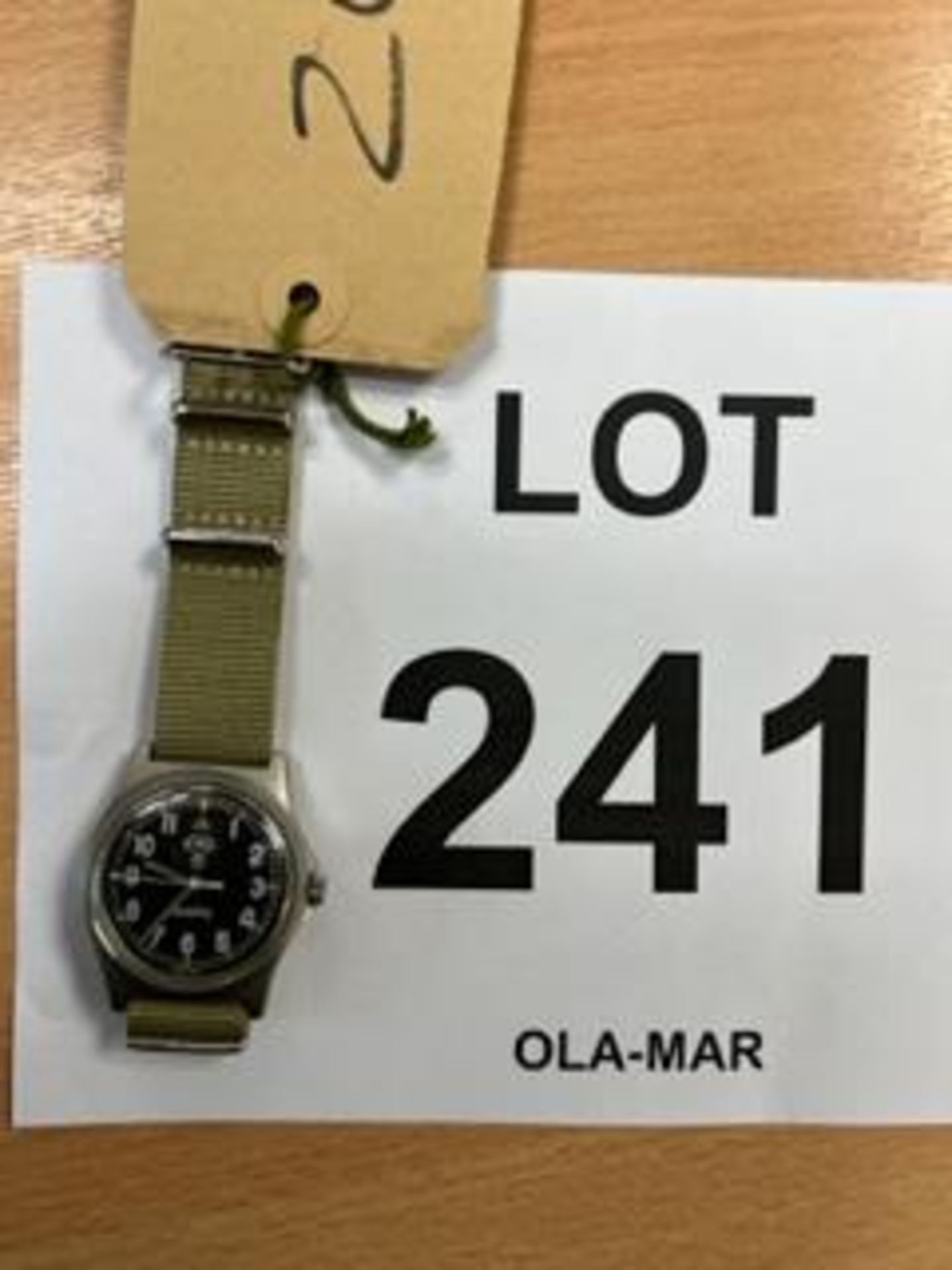 CWC 0552 ROYAL MARINES ISSUE SERVICE WATCH NATO MARKS DATE 1990 **GULF WAR** - Image 7 of 7