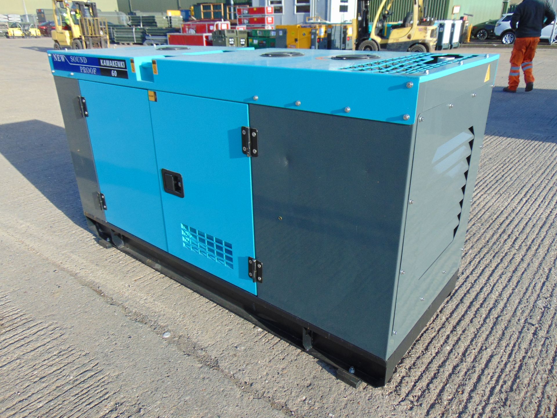 2022 UNISSUED 60 KVA 3 Phase Silent Diesel Generator Set - Bild 3 aus 16