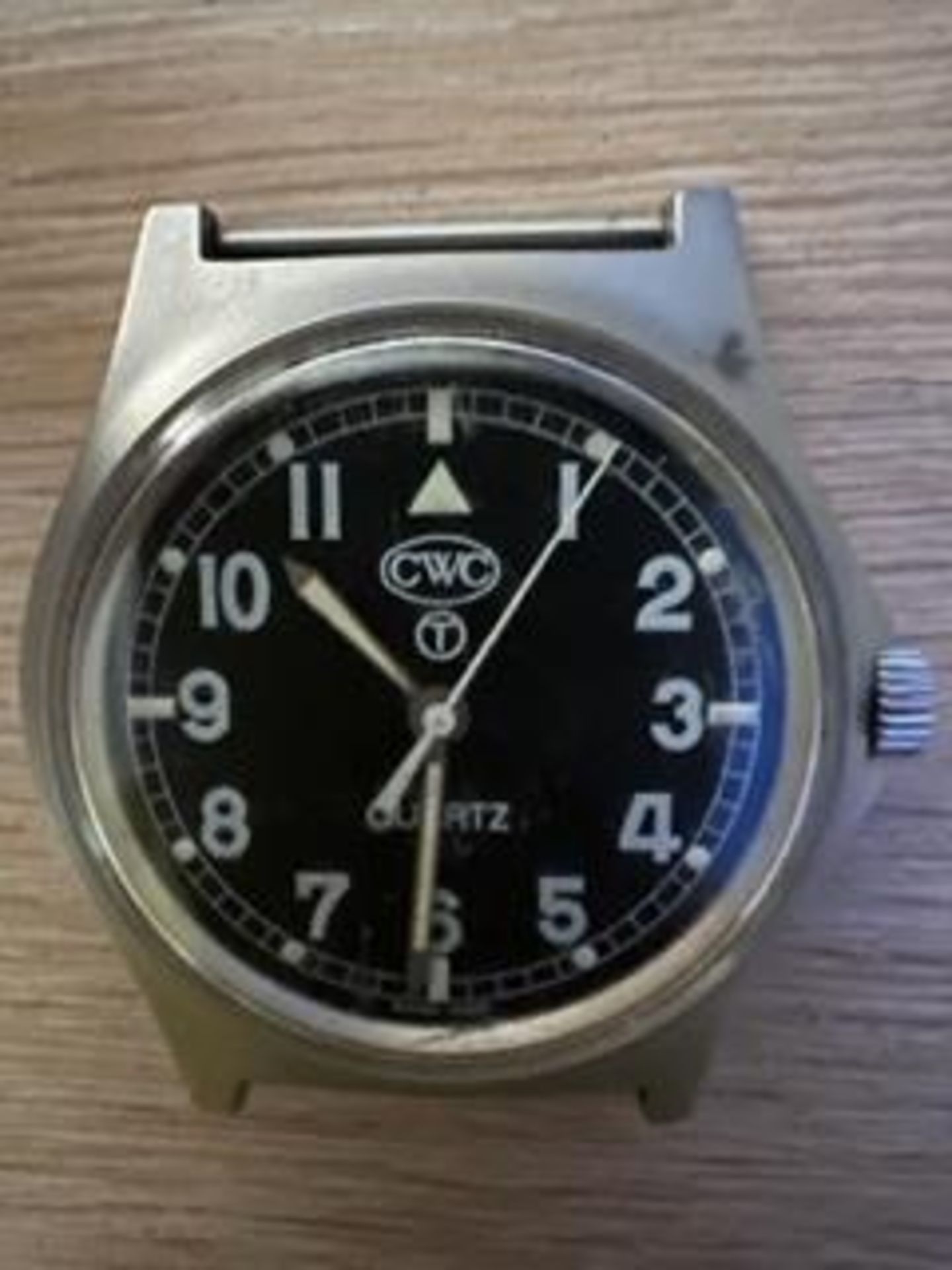 RARE CWC 0552 ROYAL MARINES ISSUE SERVICE WATCH NATO NUMBERS DATES 1990 *** GULF WAR** - Image 2 of 5