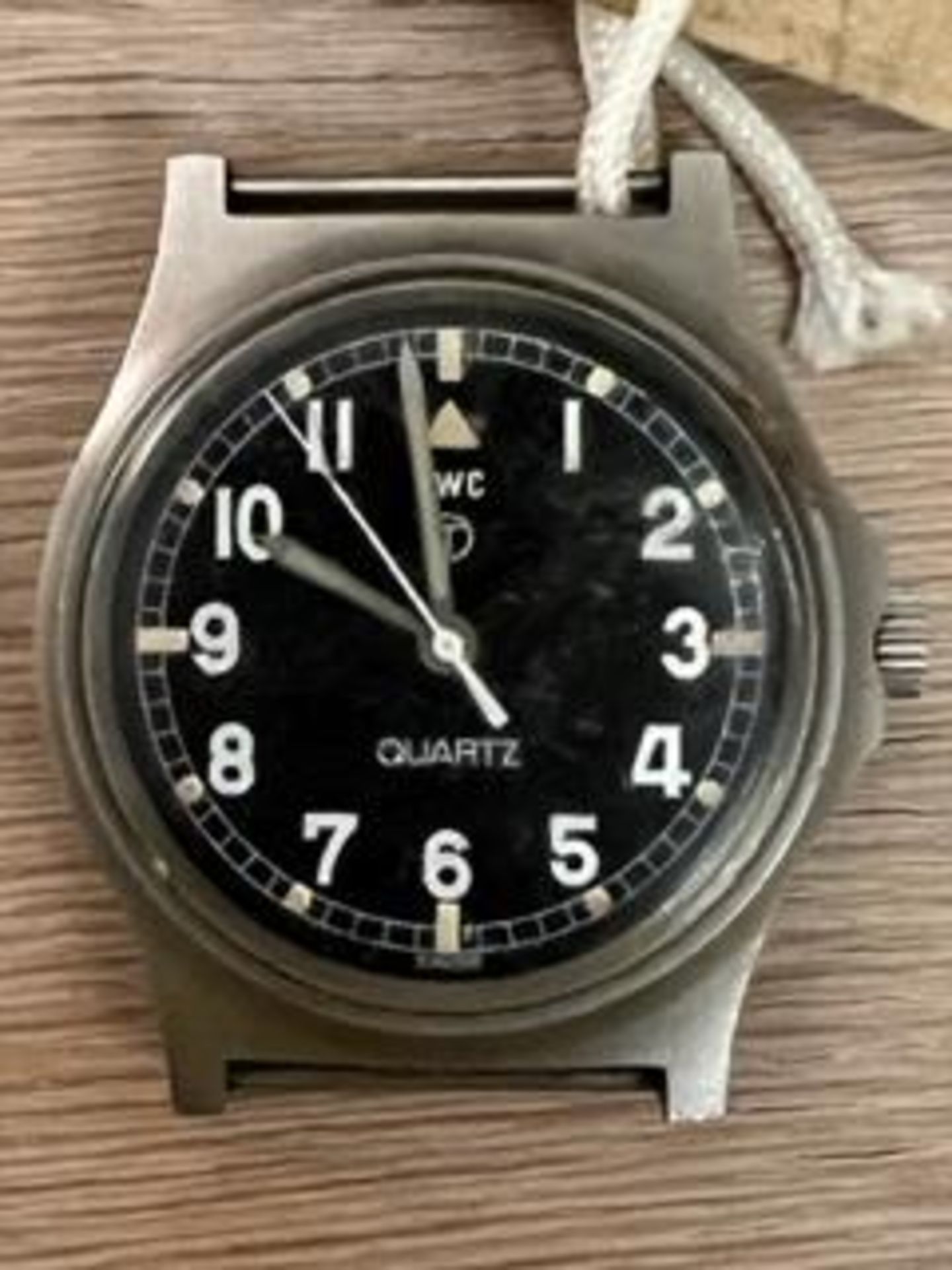 V. RARE CWC FAT BOY W10 BRITISH ARMY SERVICE WATCH NATO MARKS DATE 1980 SN.656