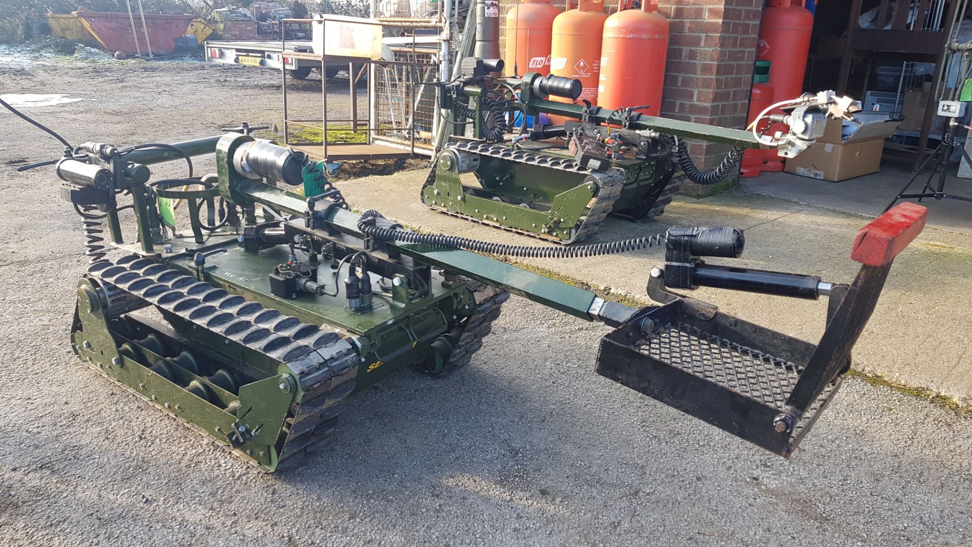 Wheelbarrow Mk.7 RedFire Remote Controlled Bomb Disposal Robot