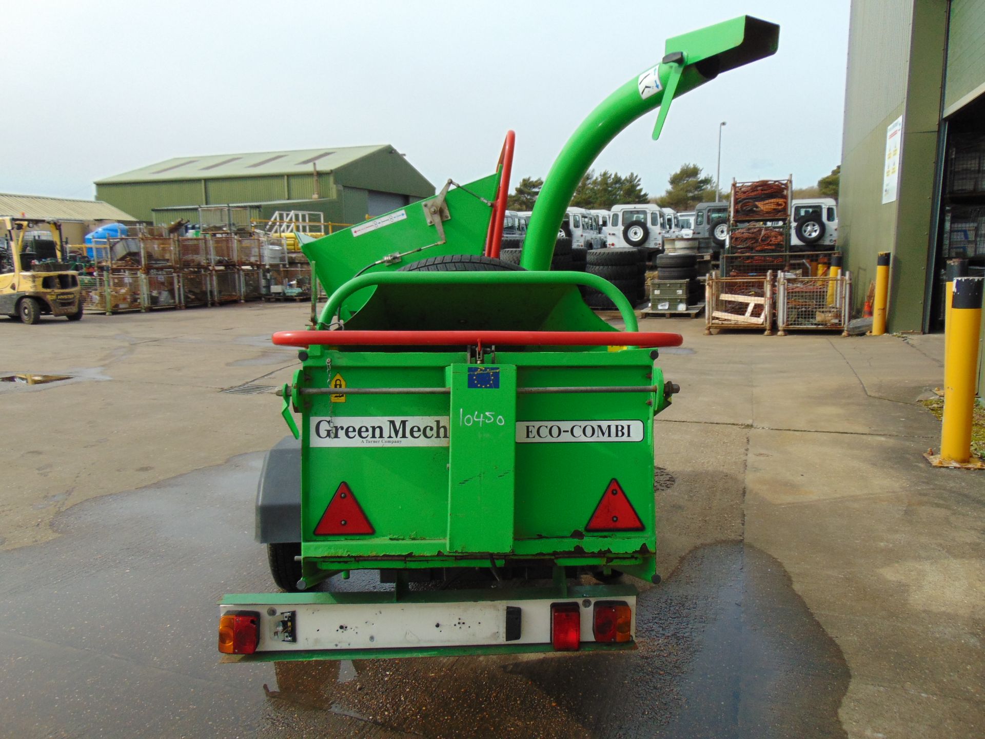 GreenMech ECM150 MT35 Yanmar Diesel Trailed Woodchipper ONLY 581 hrs From Council - Image 7 of 22